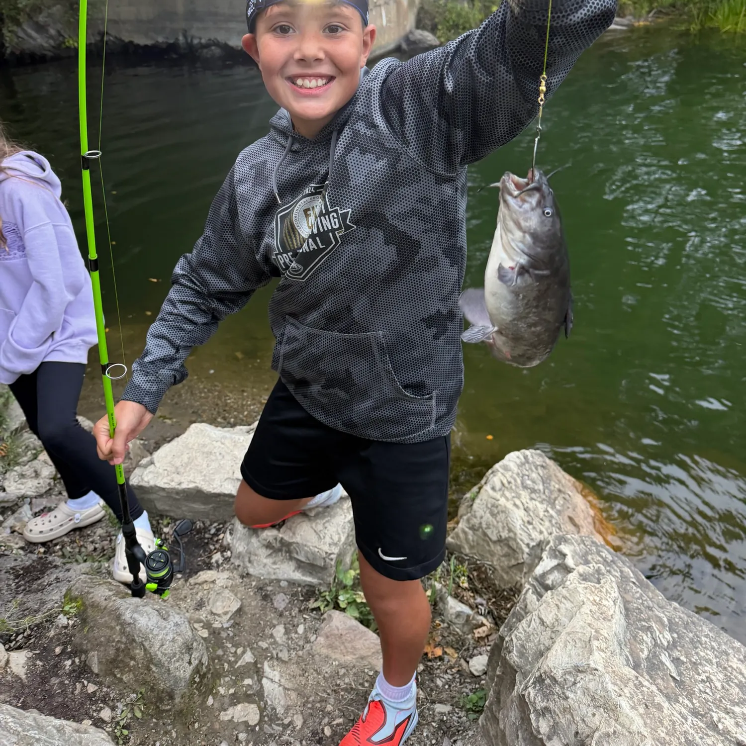 Black bullhead caught on Fishbrain