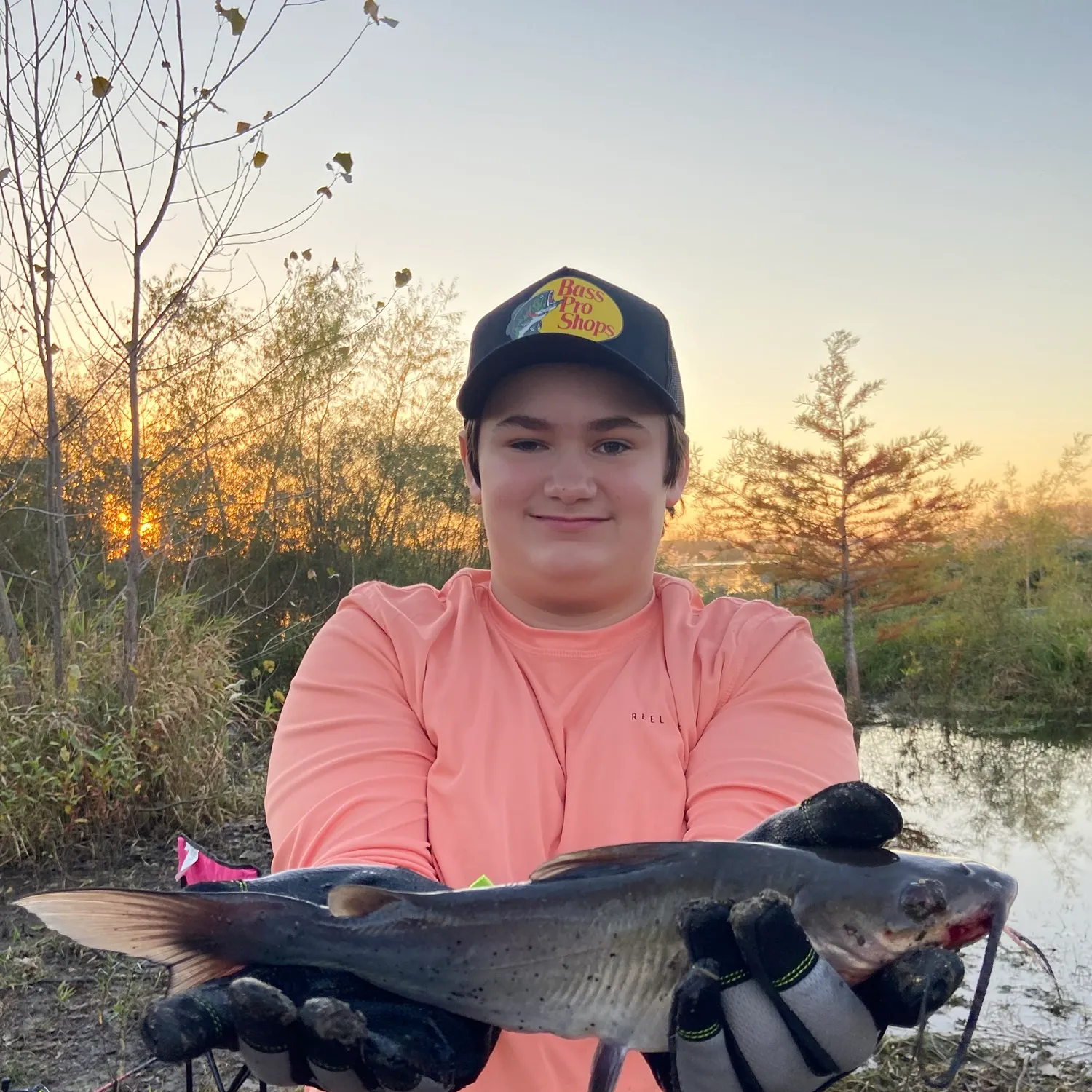 Channel catfish caught on Fishbrain