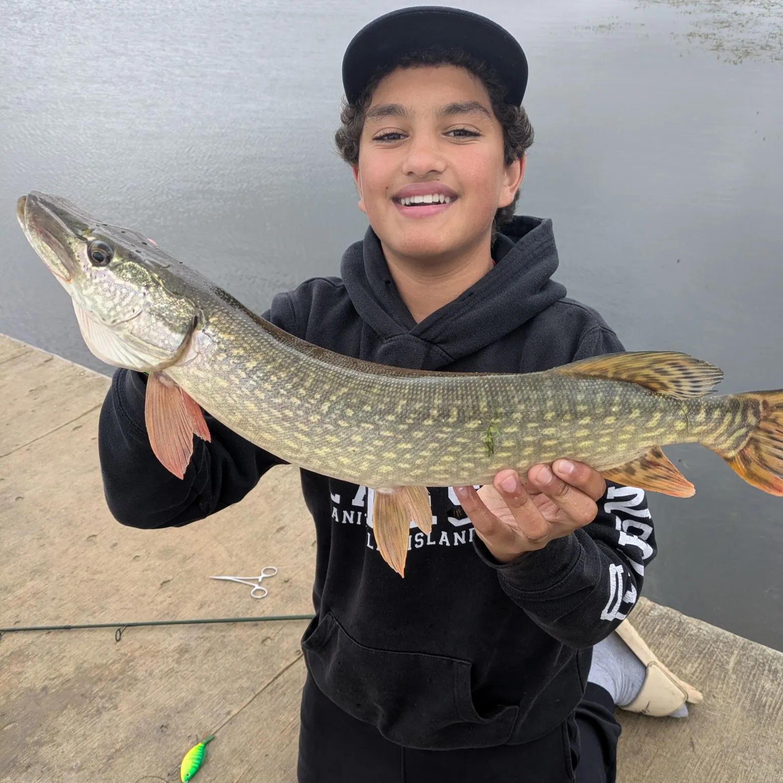 Northern pike caught on Fishbrain