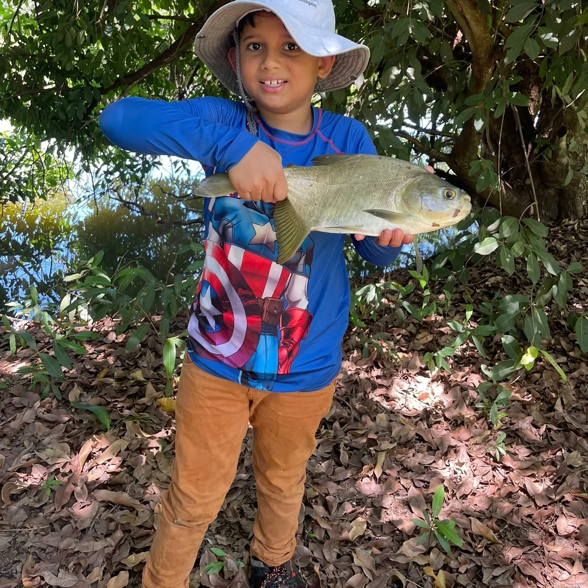 Small-scaled pacu caught on Fishbrain