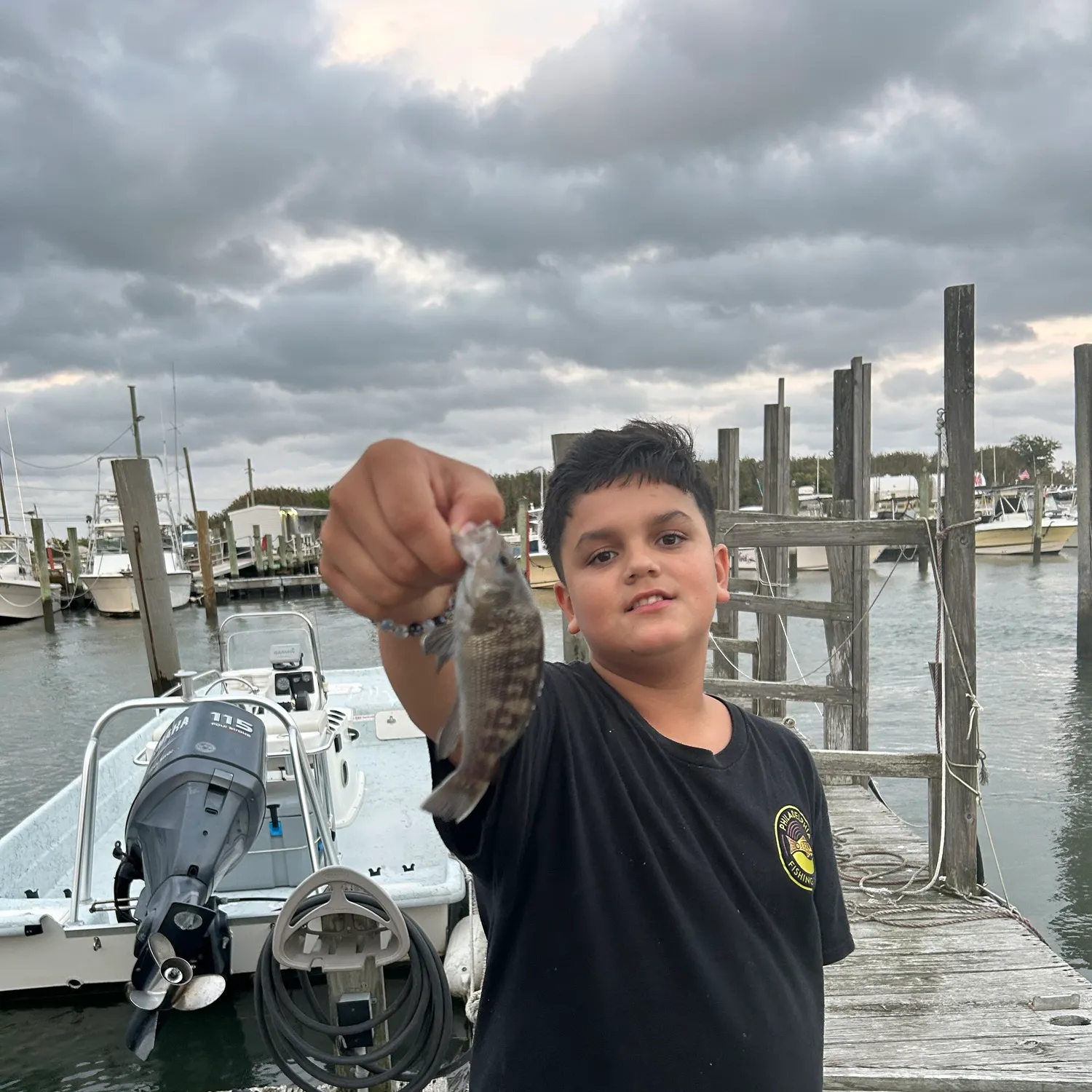 Black sea bass caught on Fishbrain