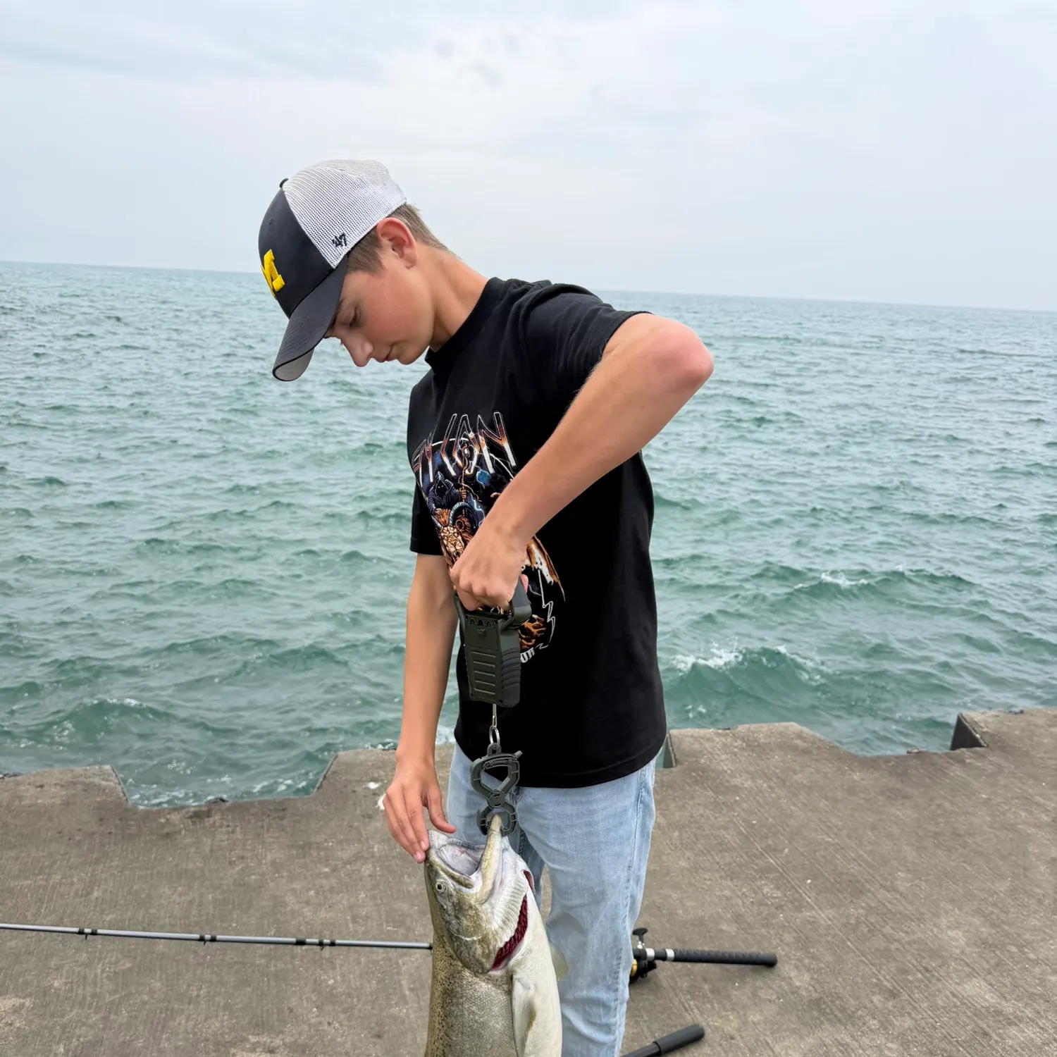 Chinook salmon caught on Fishbrain