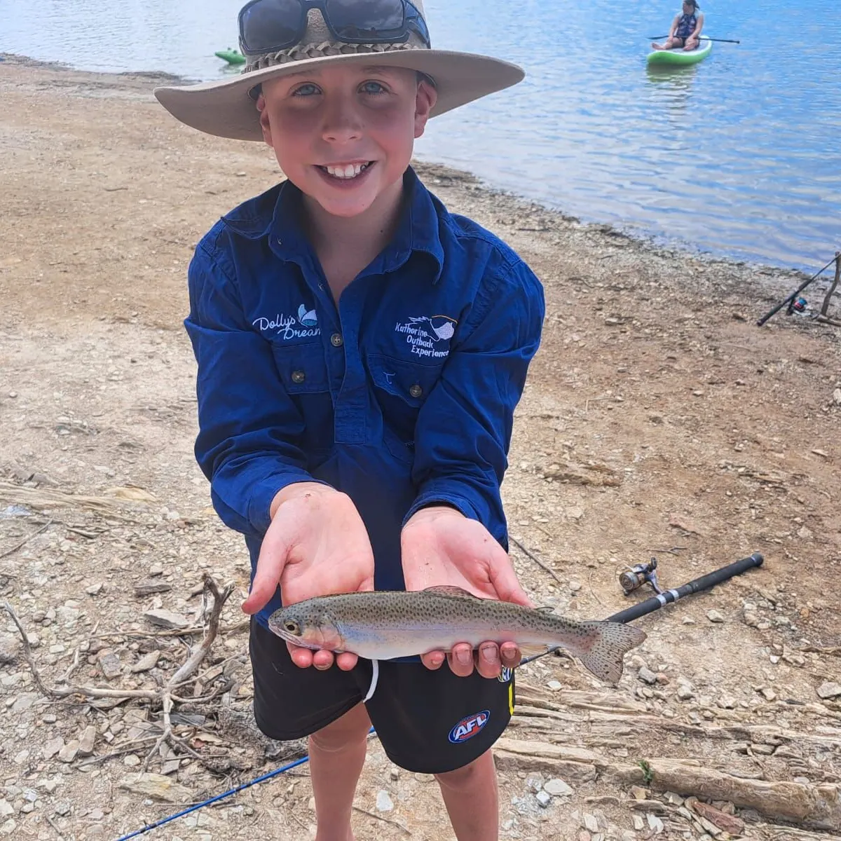 Rainbow trout caught on Fishbrain