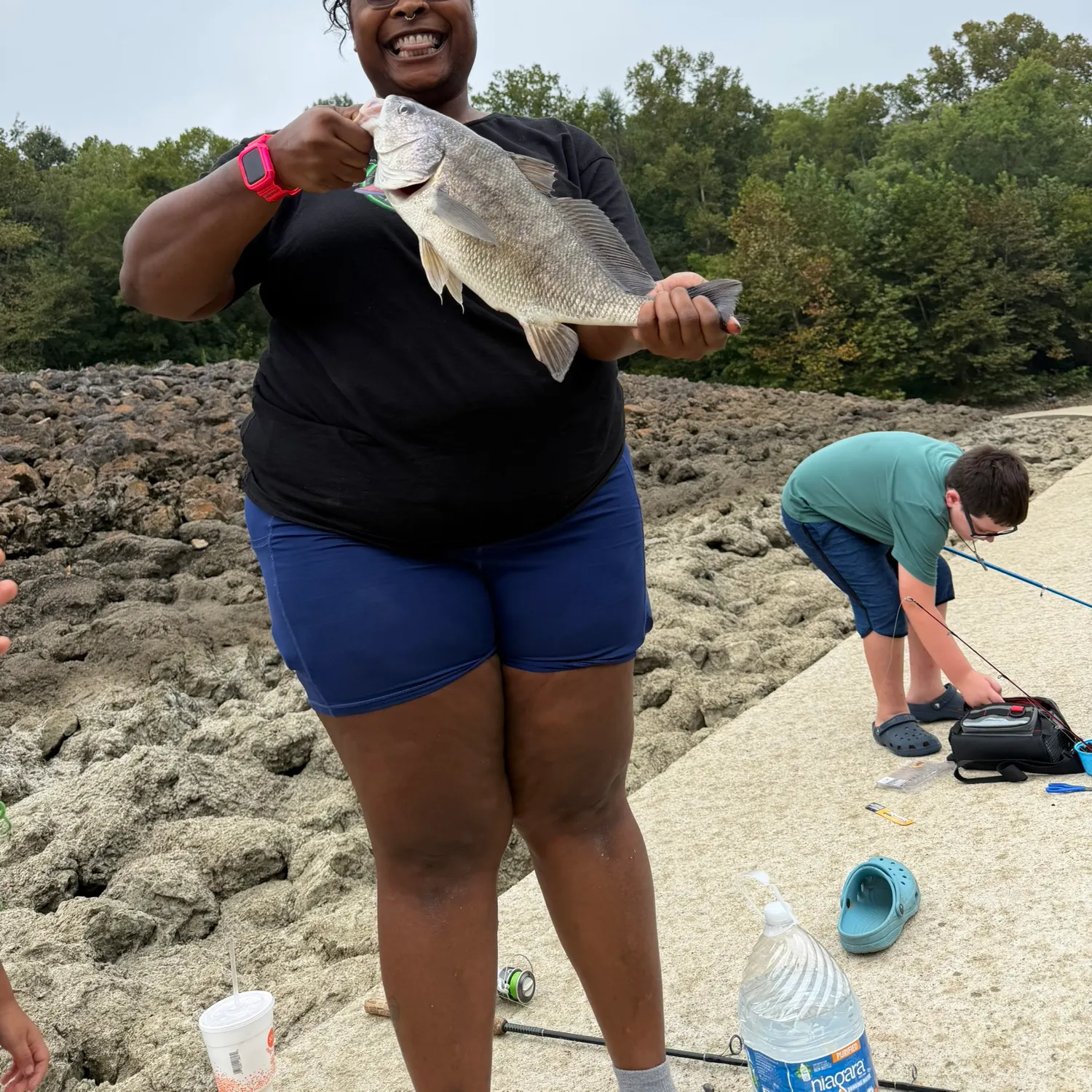 Freshwater drum caught on Fishbrain