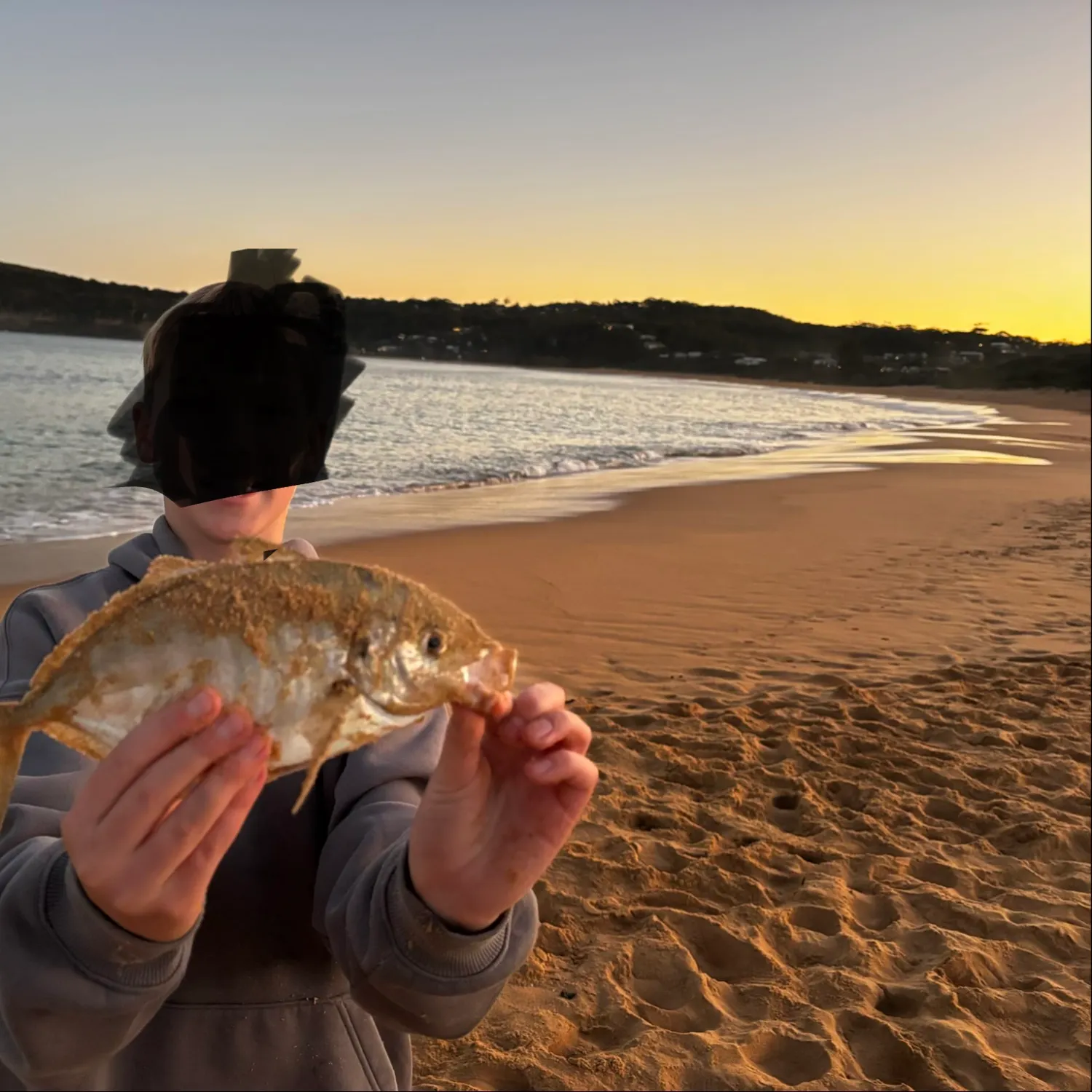 White trevally caught on Fishbrain