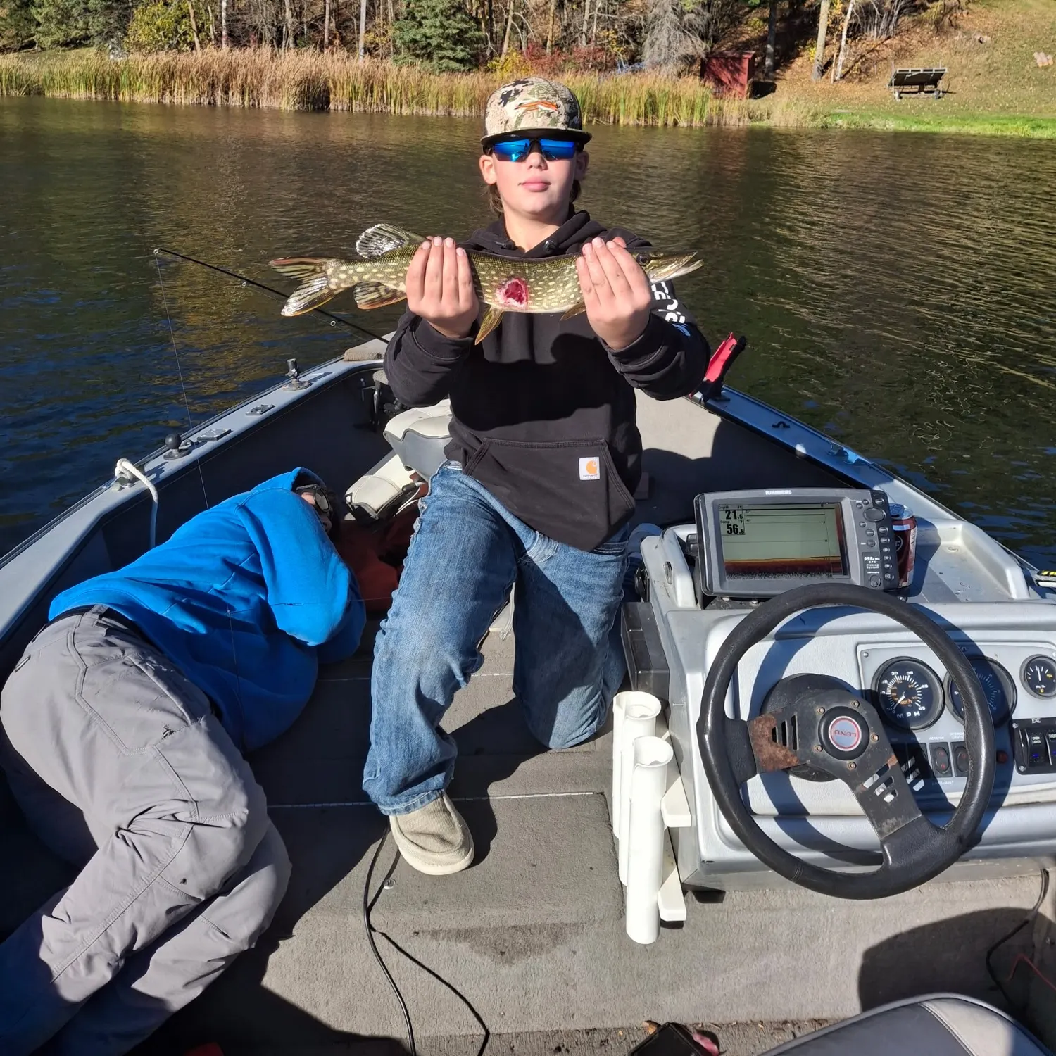 Northern pike caught on Fishbrain