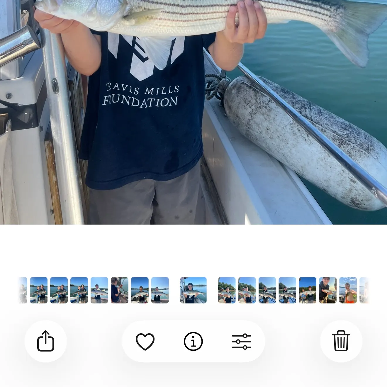 recently logged catches