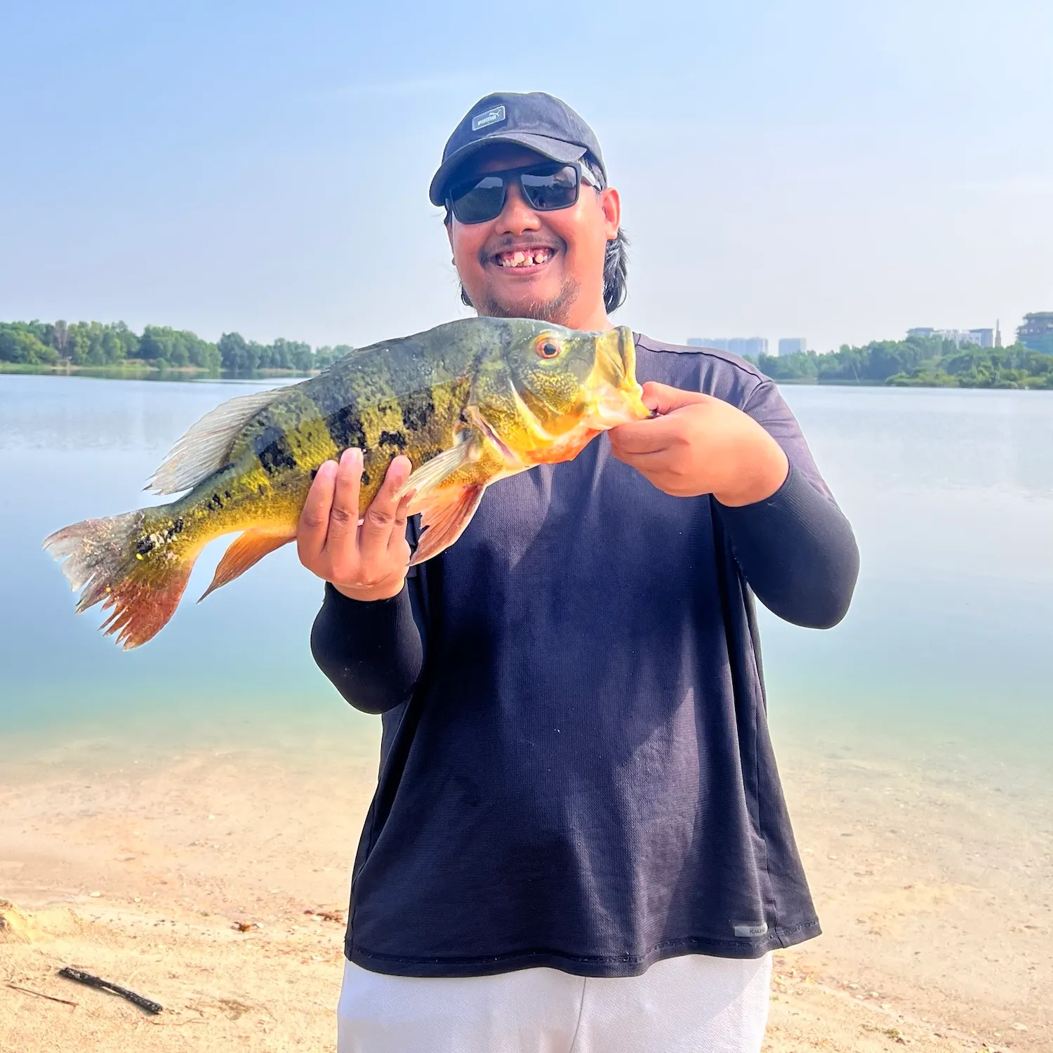 Butterfly peacock bass caught on Fishbrain