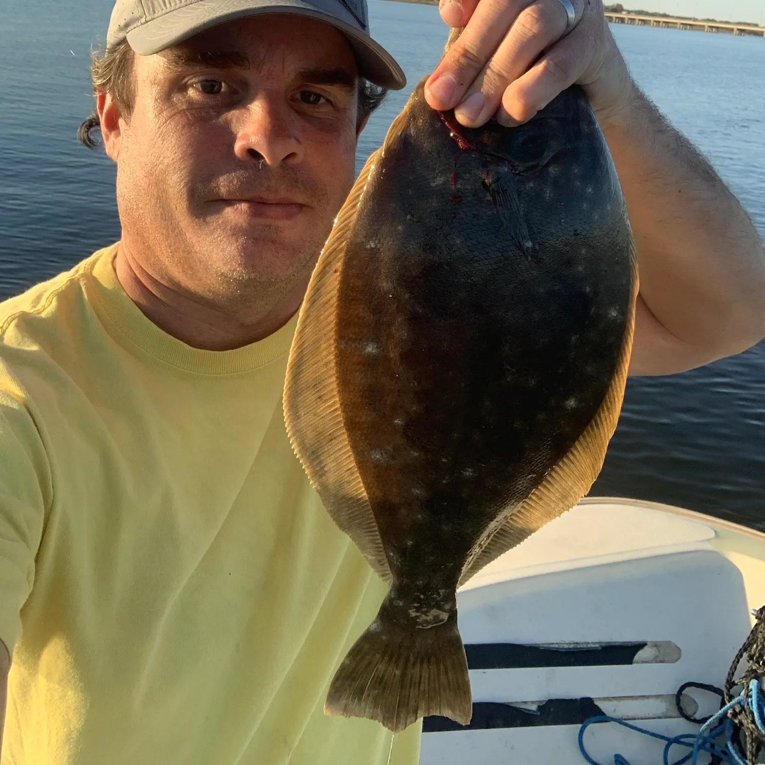 Southern flounder caught on Fishbrain