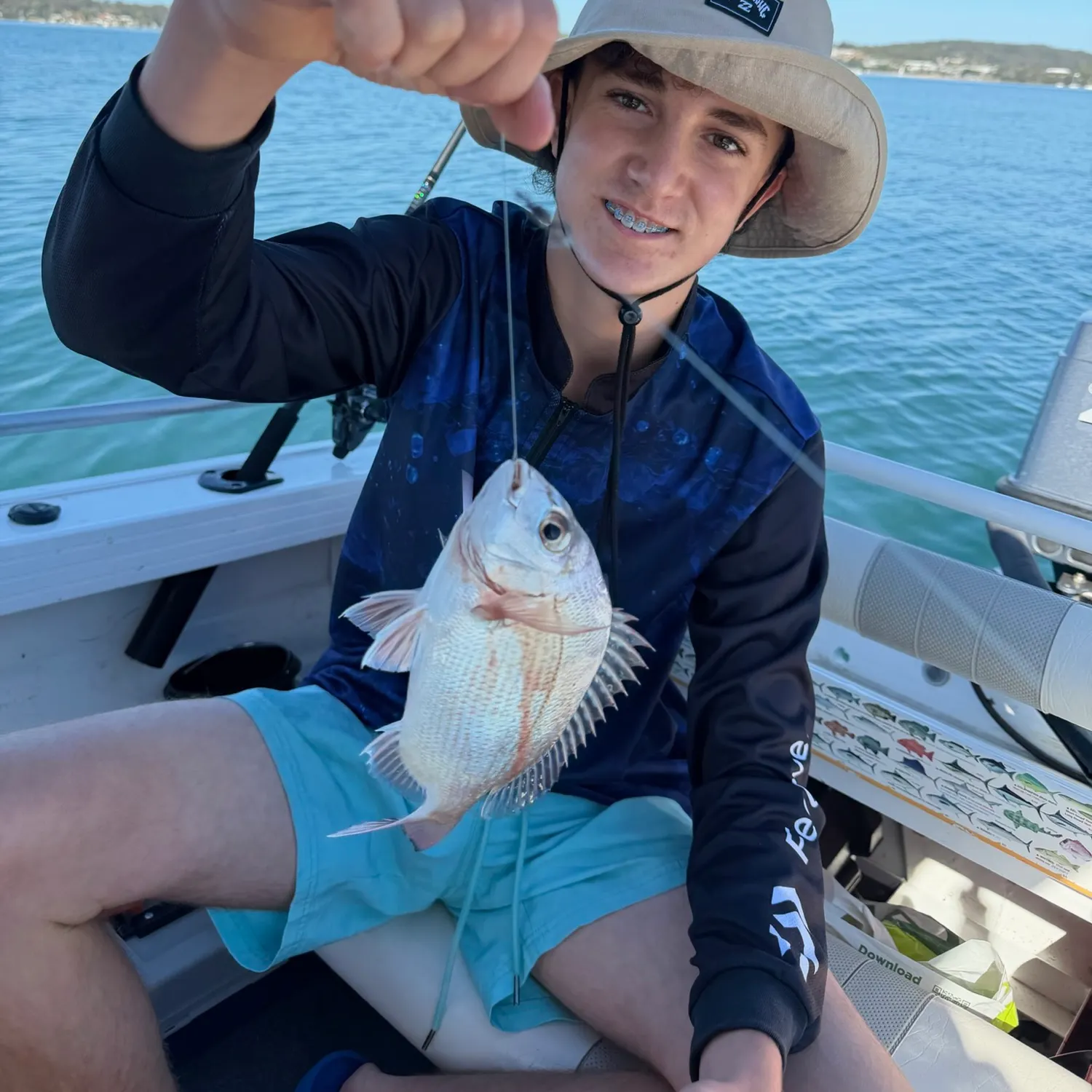 Australasian snapper caught on Fishbrain