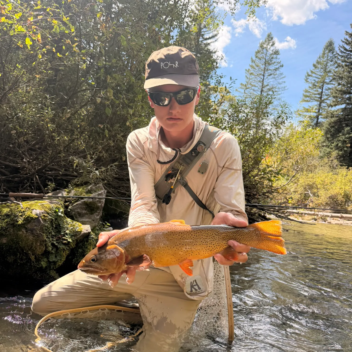 Snake River fine-spotted cutthroat trout caught on Fishbrain