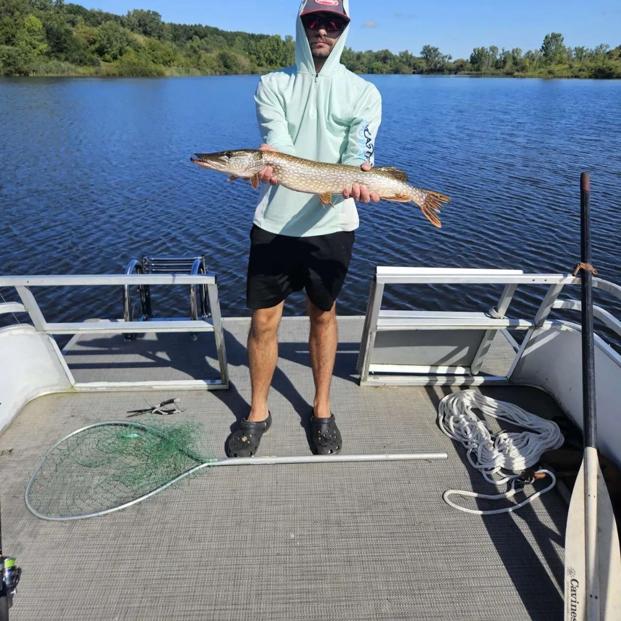 Northern pike caught on Fishbrain