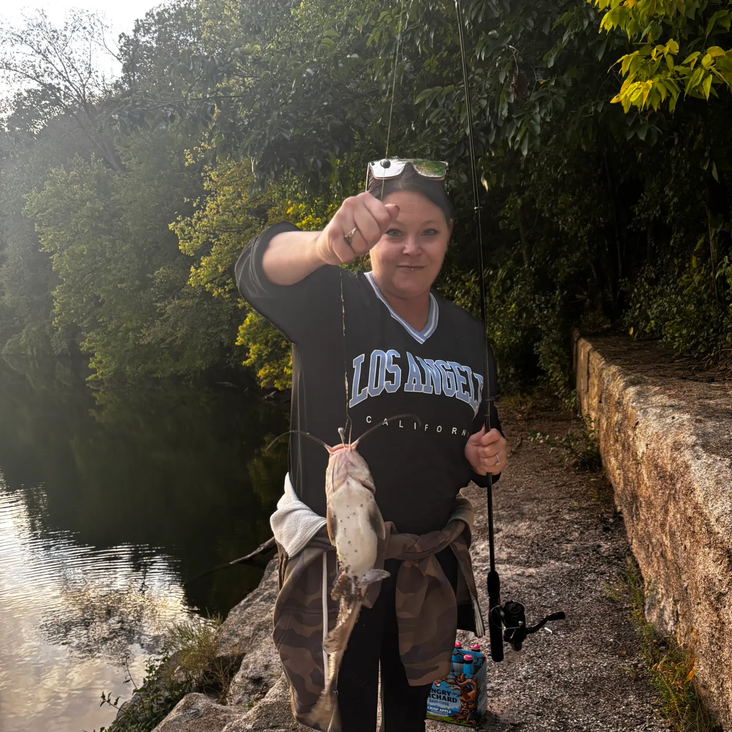 Channel catfish caught on Fishbrain