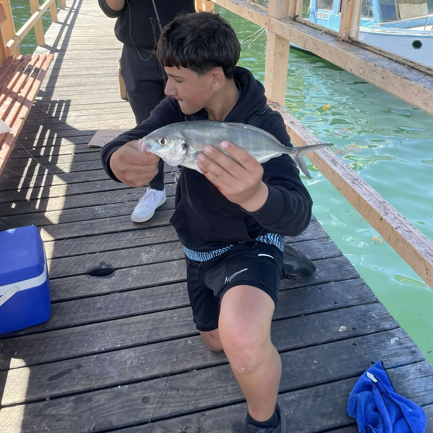 Silver trevally caught on Fishbrain