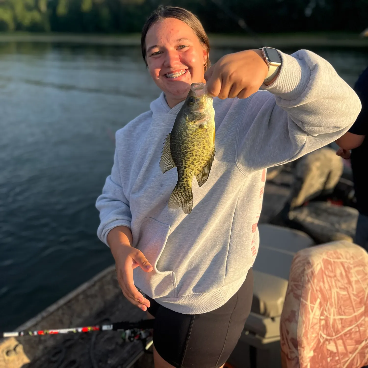 Black crappie caught on Fishbrain