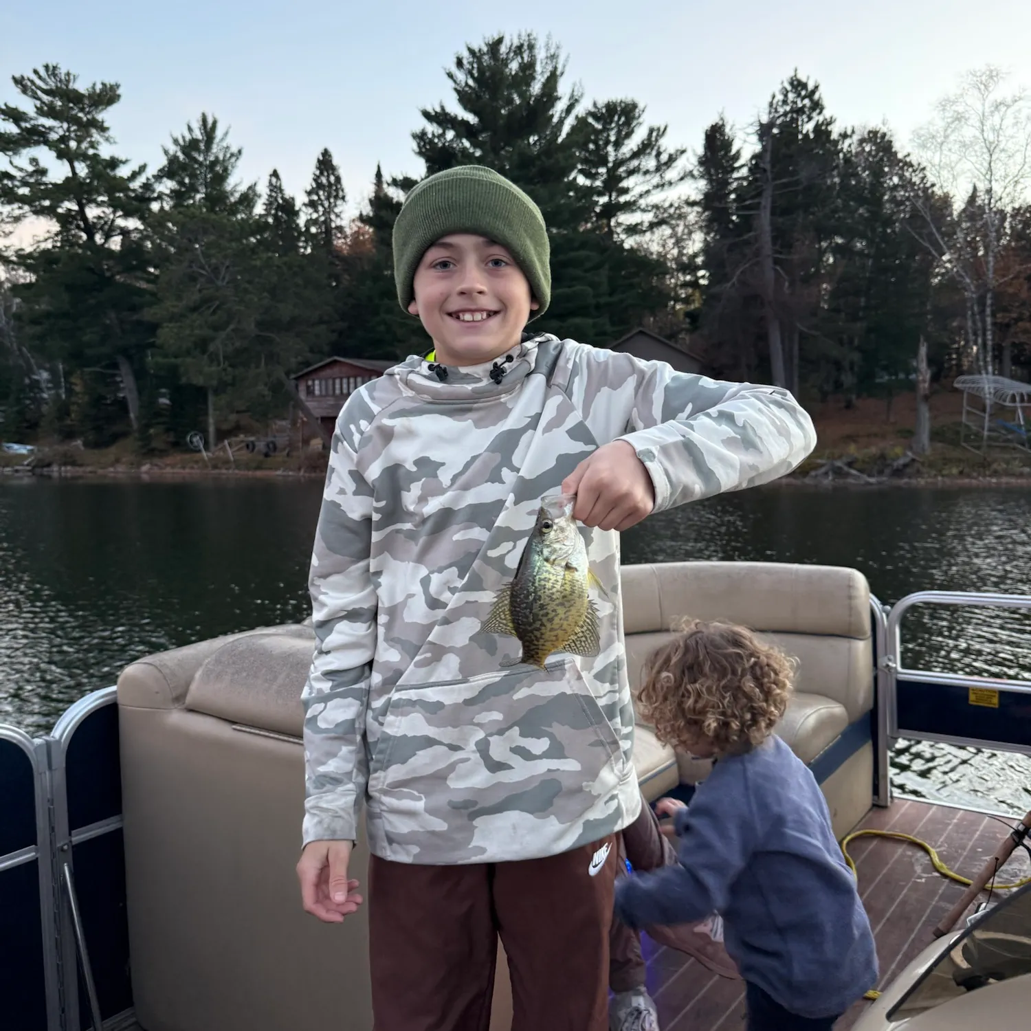 Black crappie caught on Fishbrain
