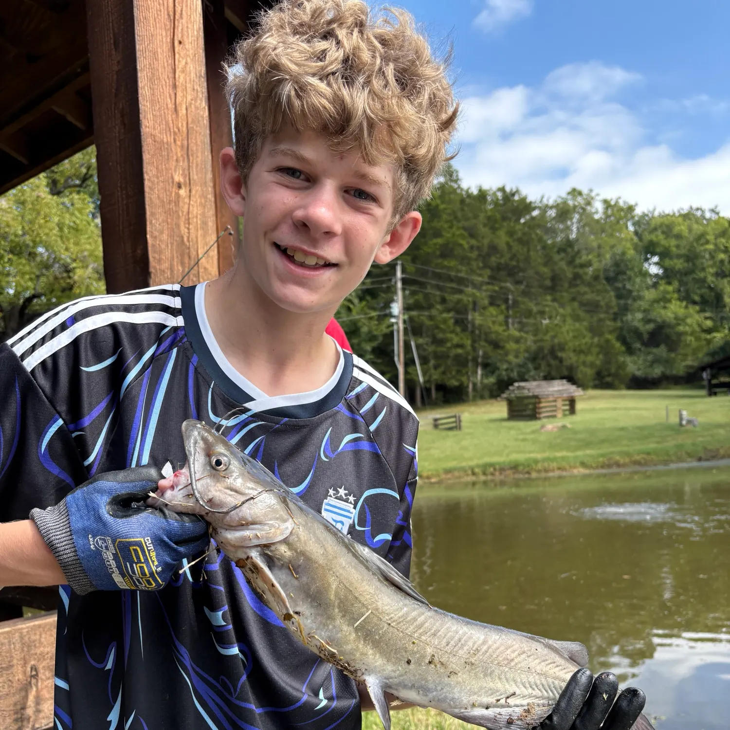 Channel catfish caught on Fishbrain