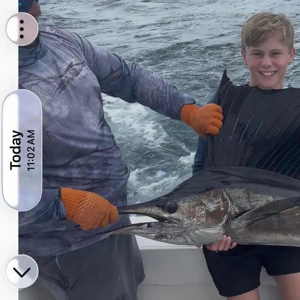 Indo-Pacific sailfish caught on Fishbrain