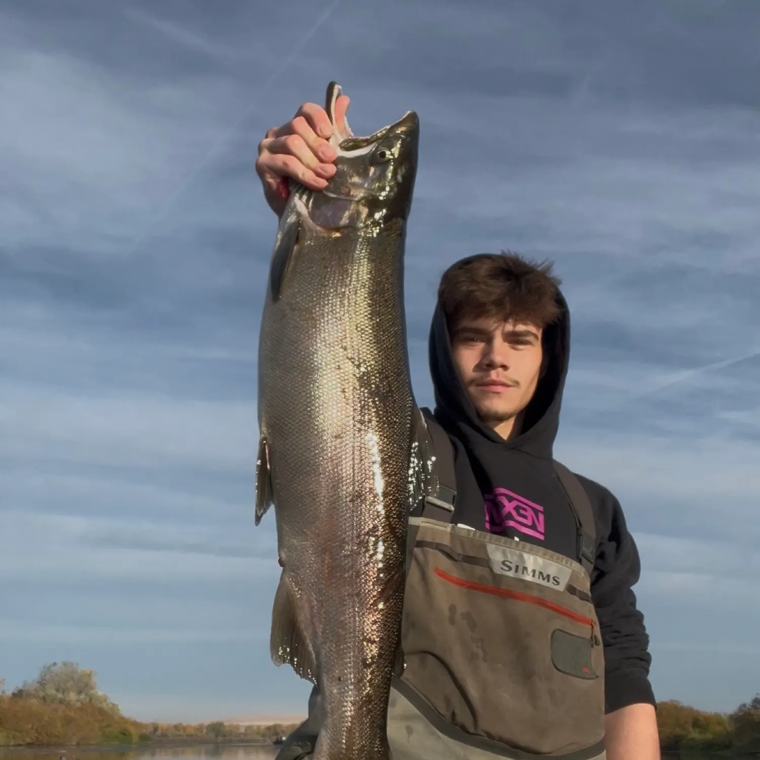 Coho salmon caught on Fishbrain