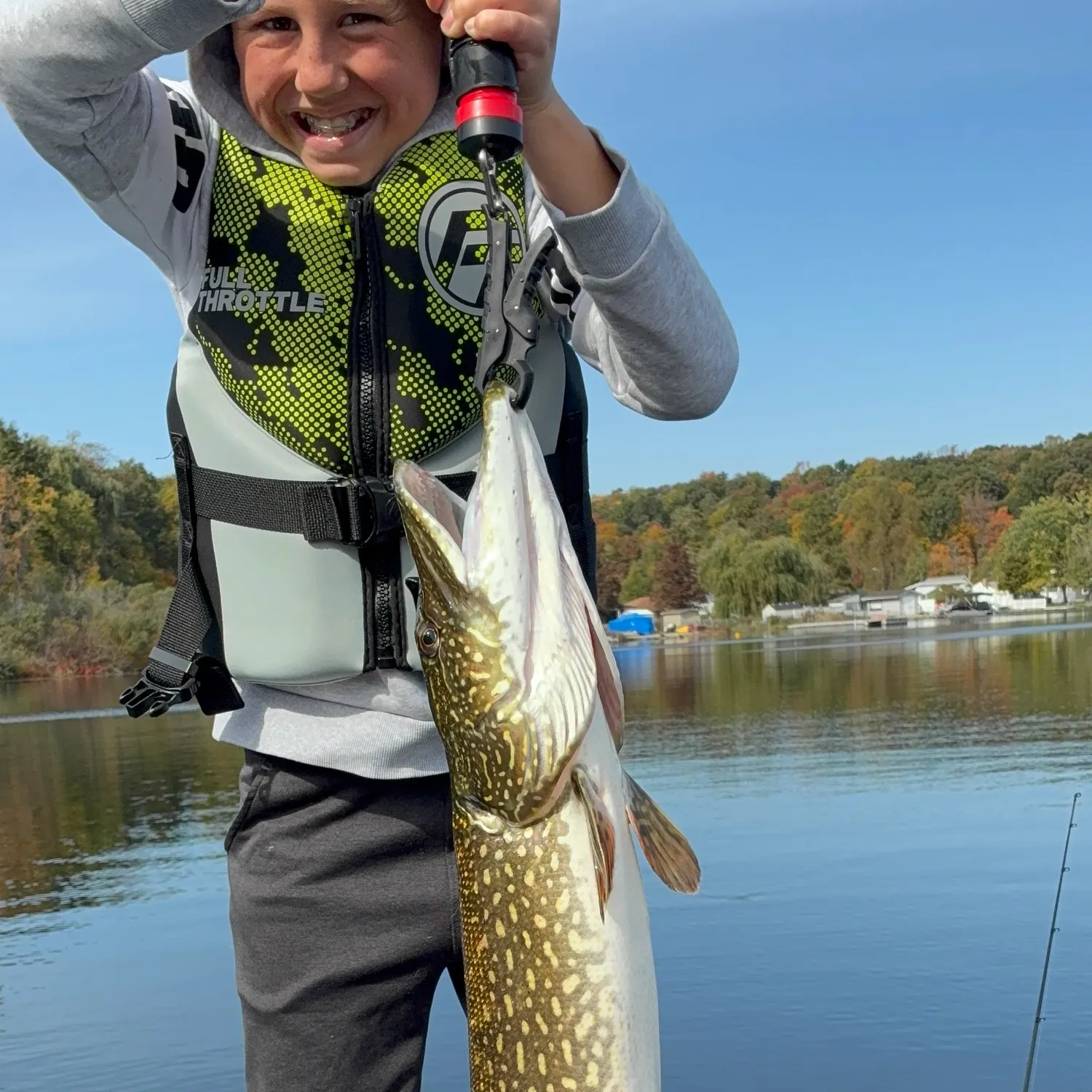 Northern pike caught on Fishbrain