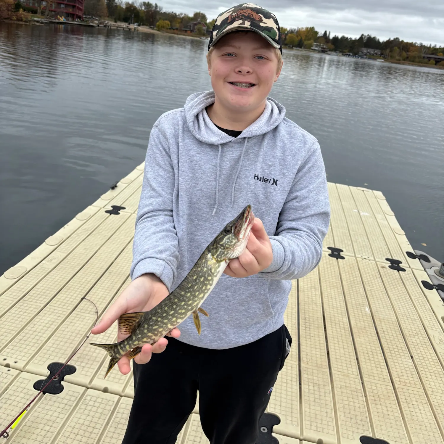 Northern pike caught on Fishbrain