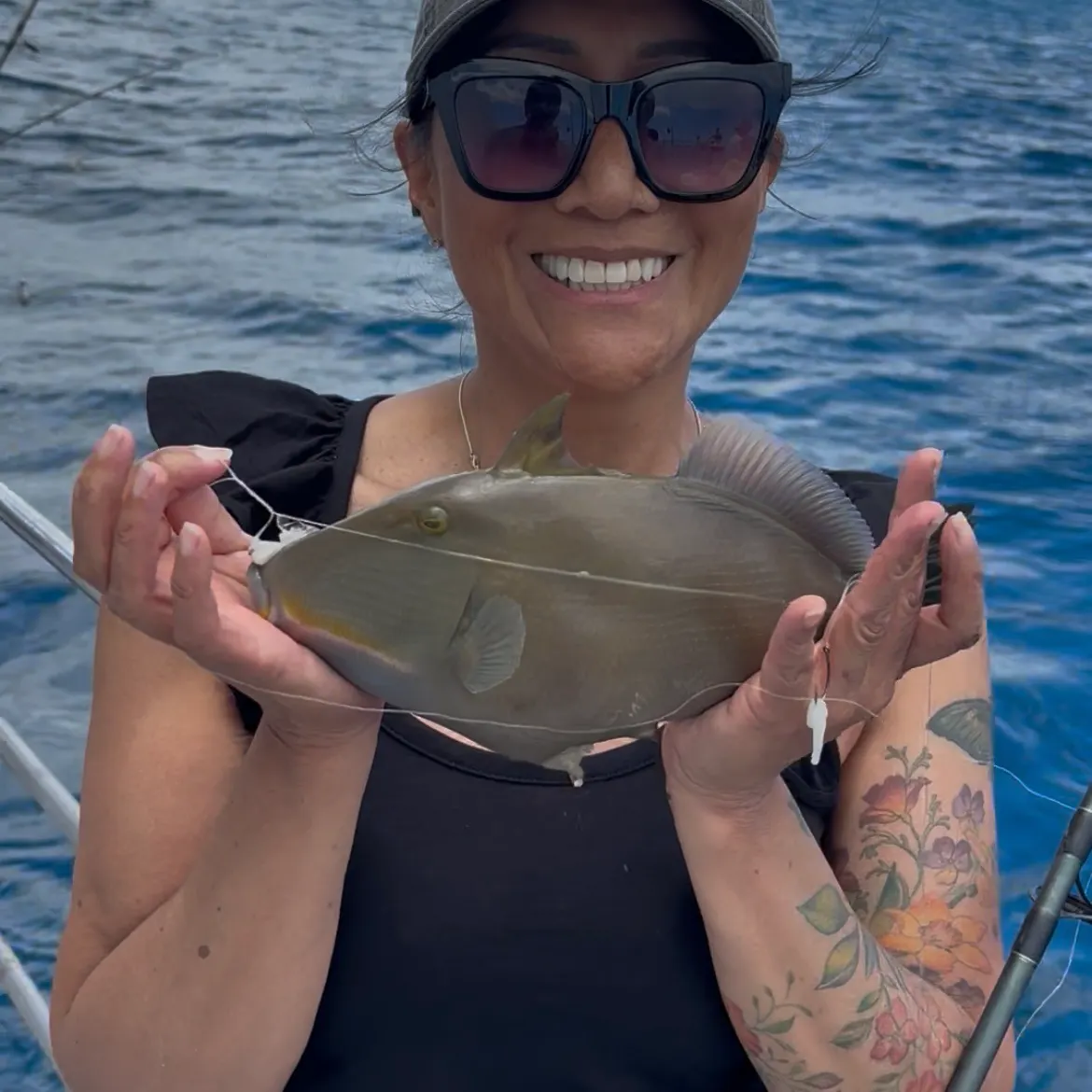 The most recent Bridled triggerfish catches on Fishbrain