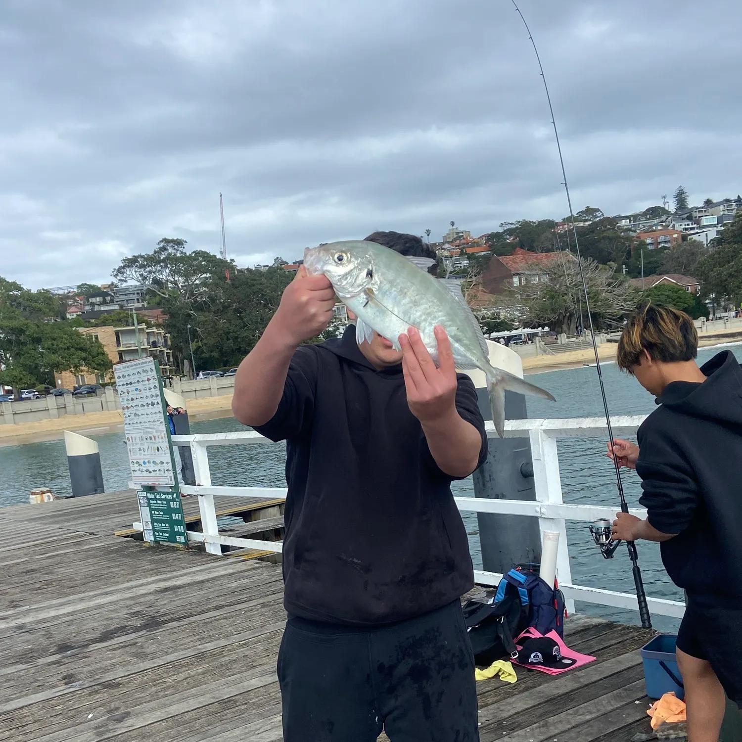 White trevally caught on Fishbrain