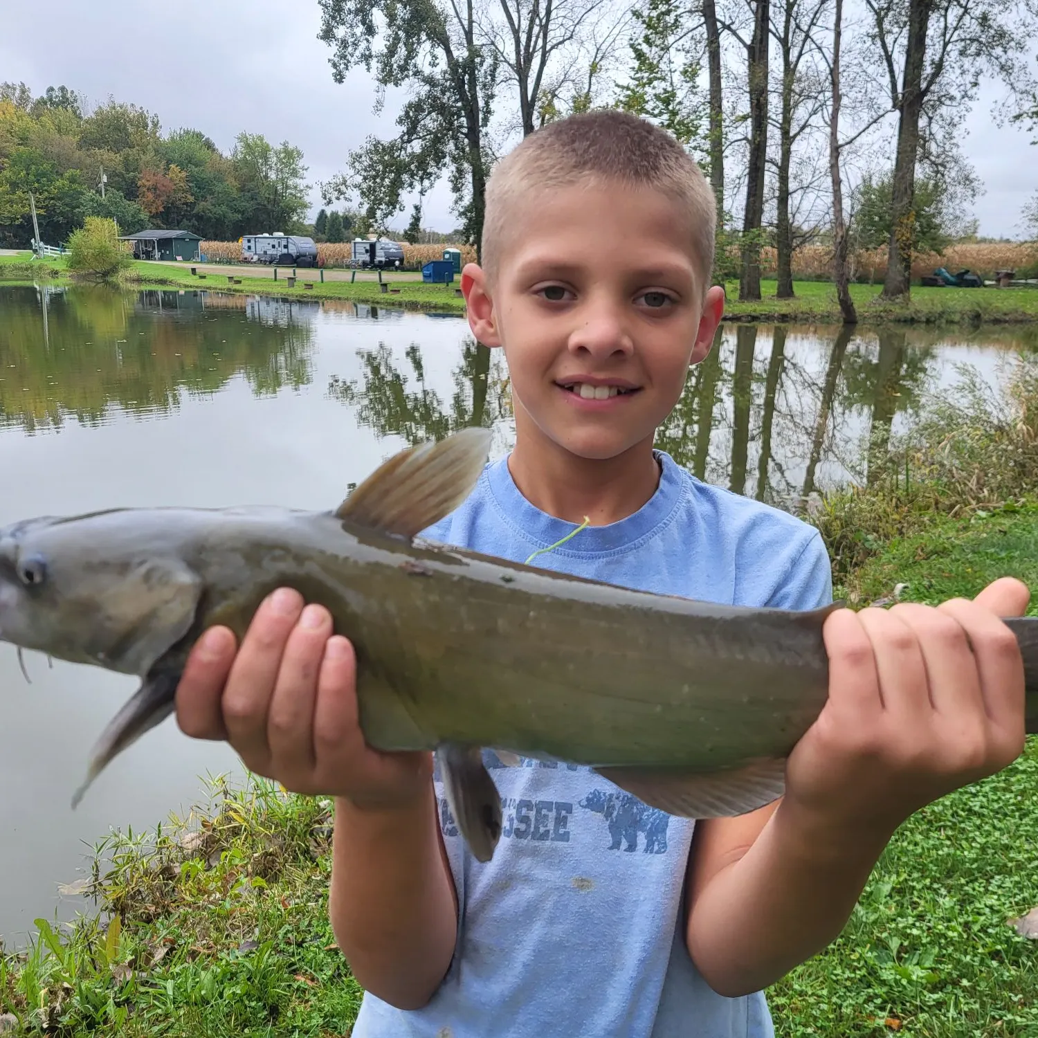 Channel catfish caught on Fishbrain