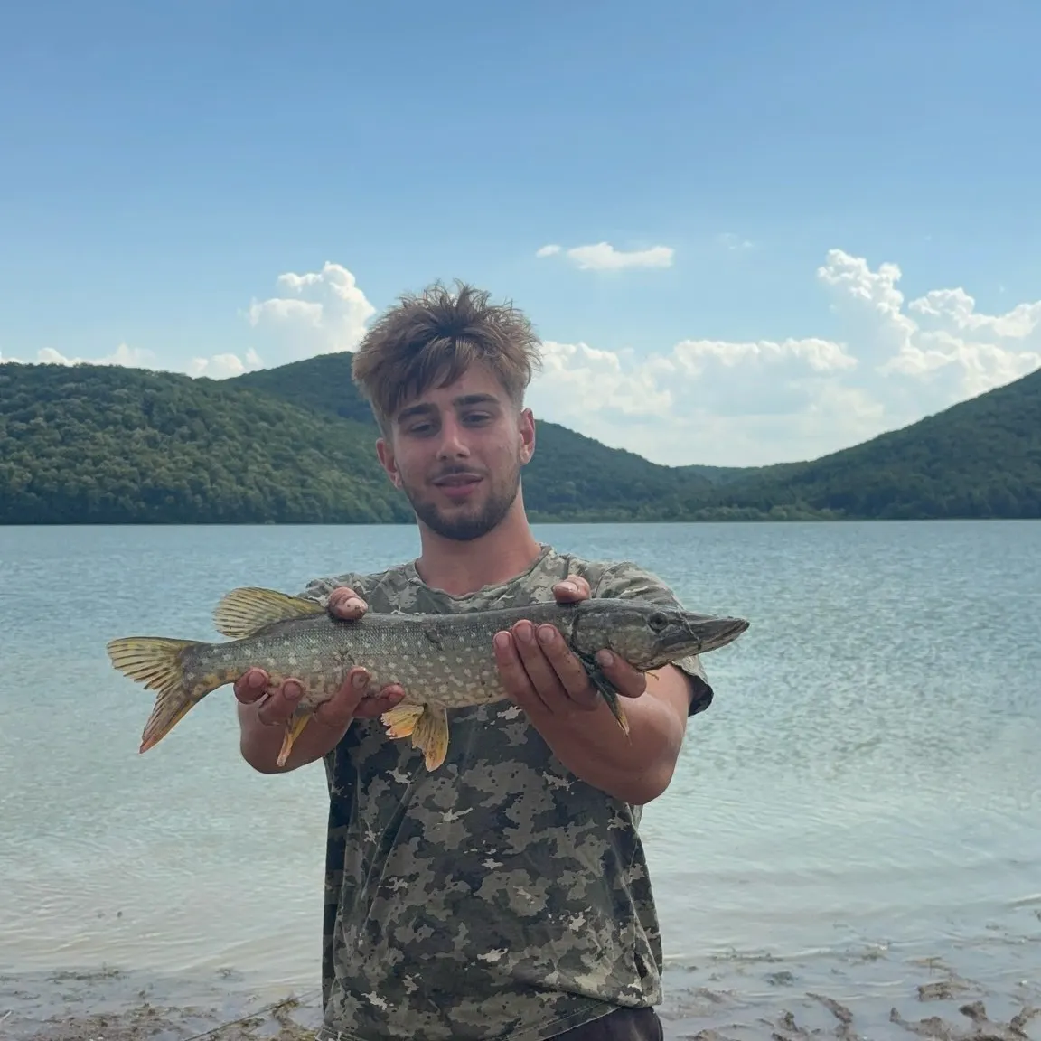 Northern pike caught on Fishbrain