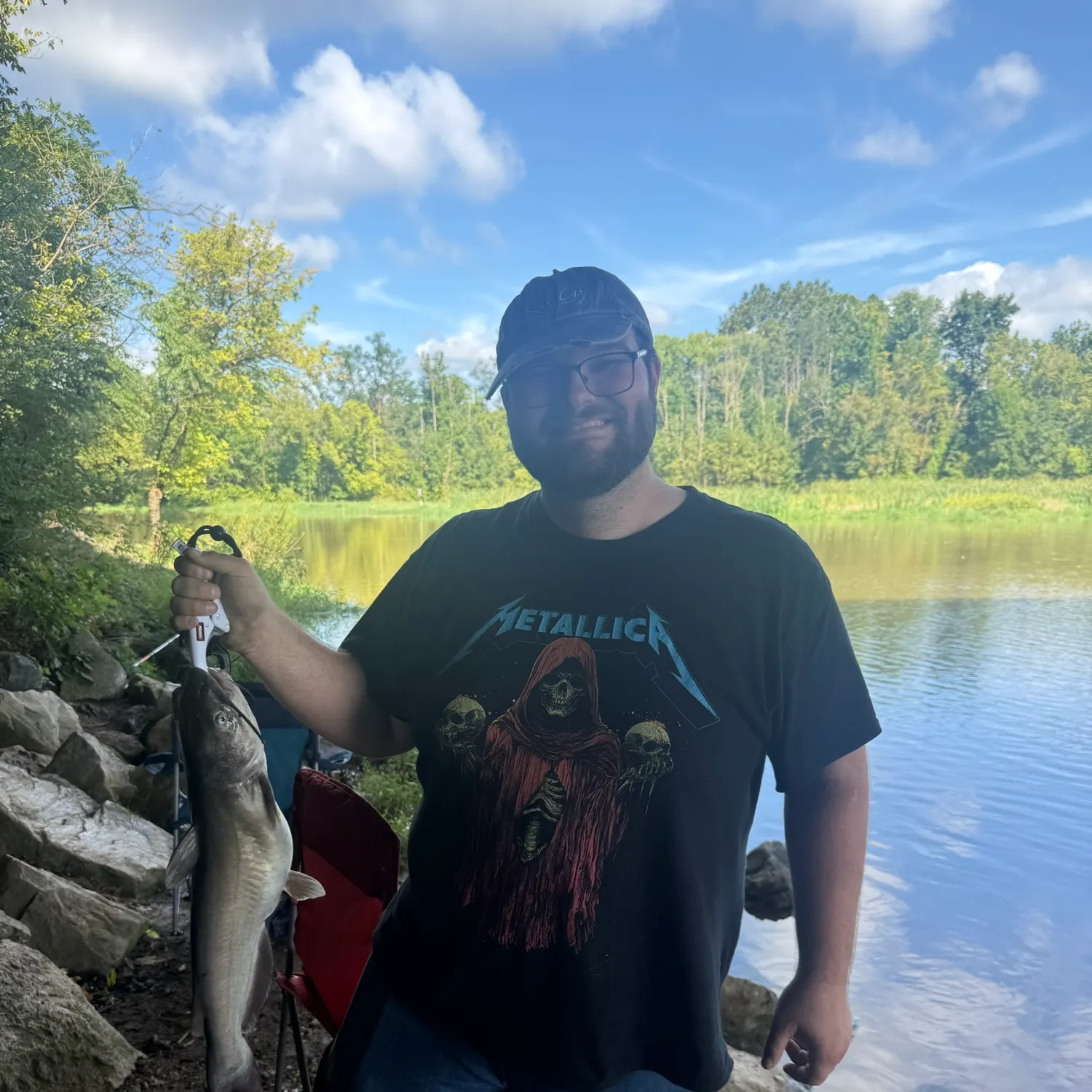 Channel catfish caught on Fishbrain