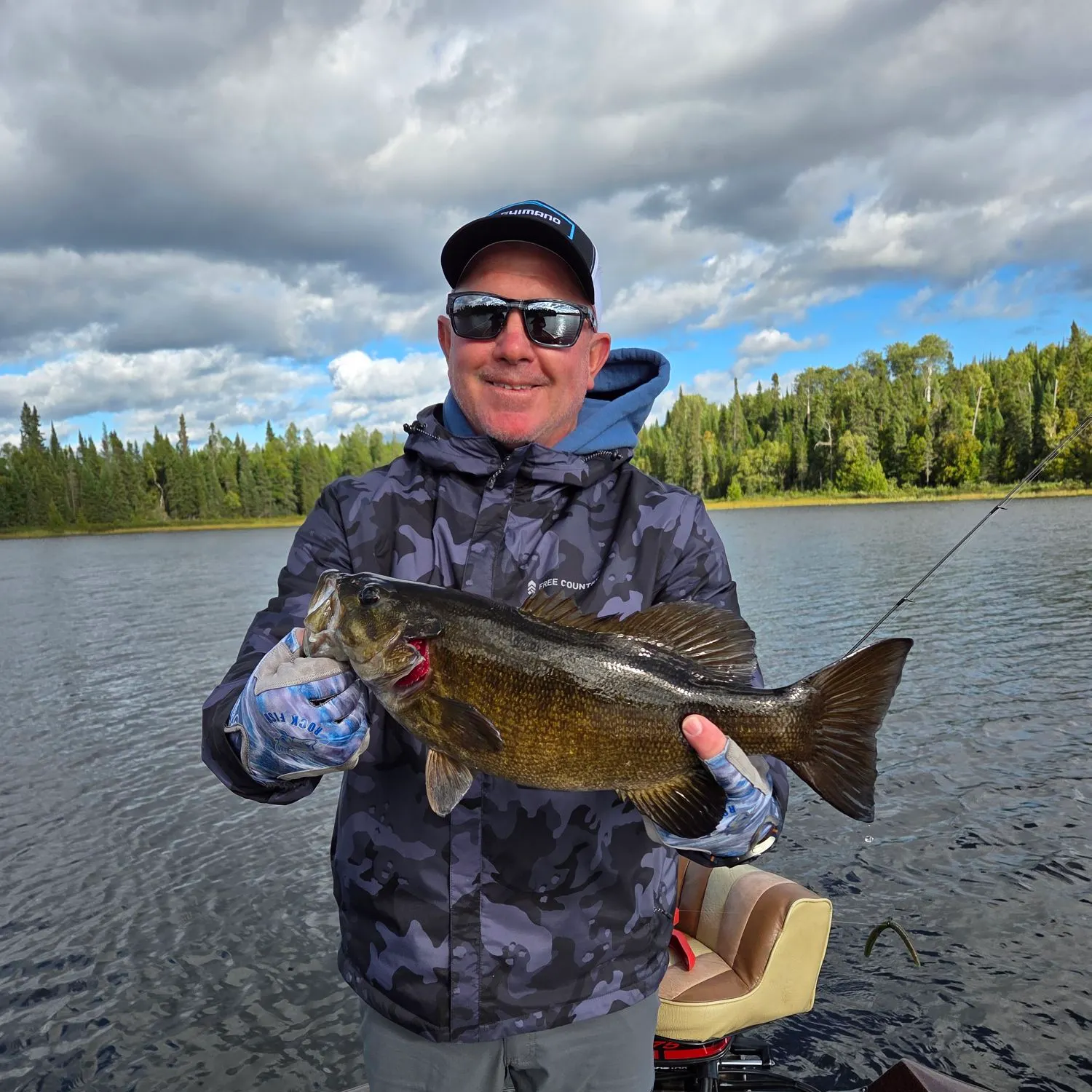 Smallmouth bass caught on Fishbrain