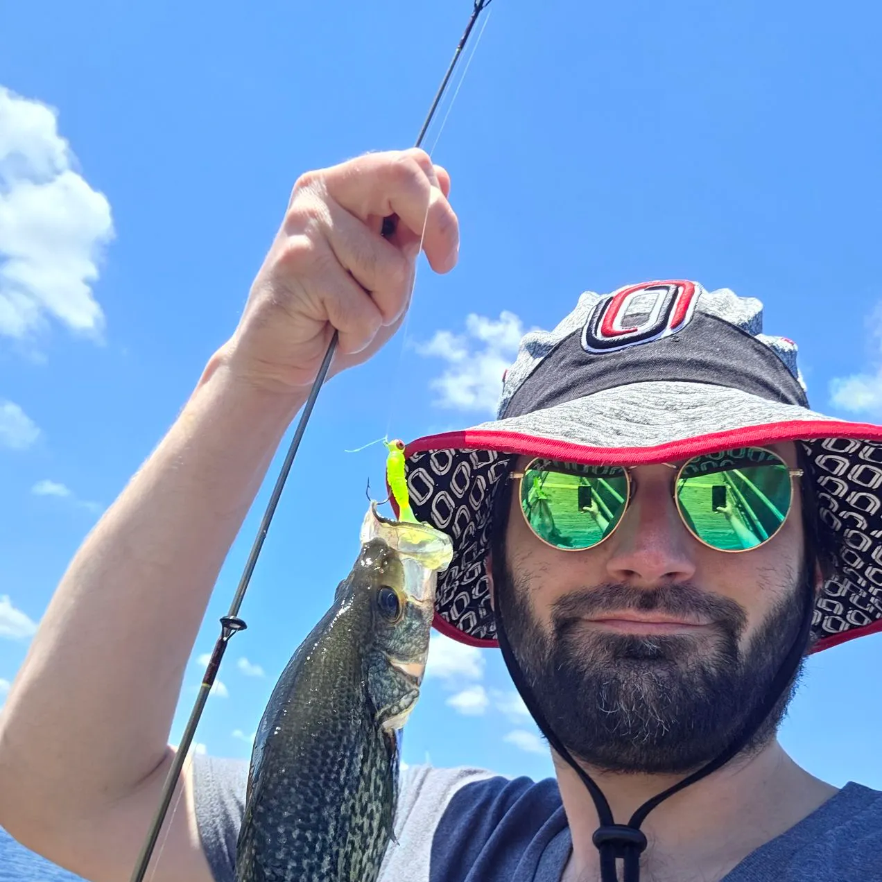 Black crappie caught on Fishbrain