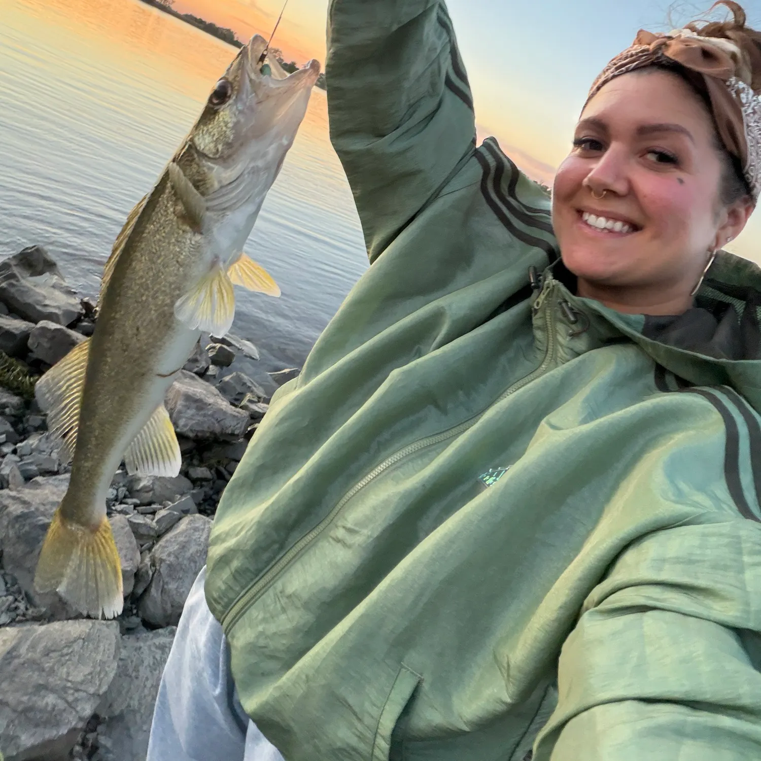 Walleye caught on Fishbrain