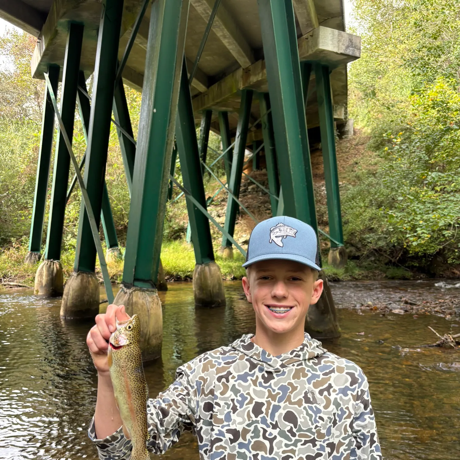 Rainbow trout caught on Fishbrain