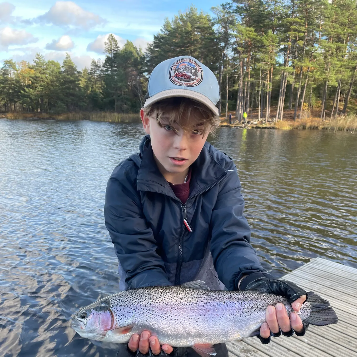 Rainbow trout caught on Fishbrain