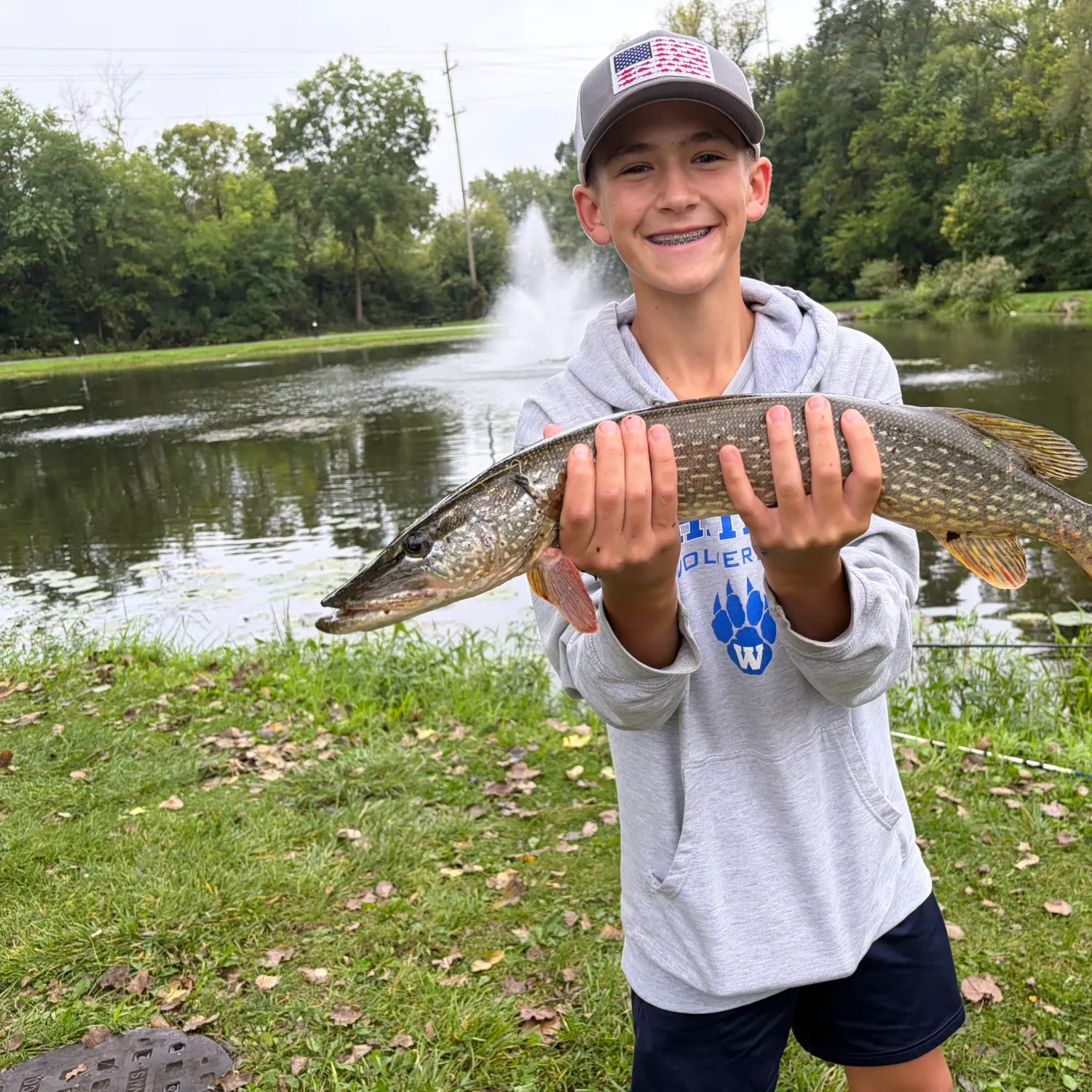 Northern pike caught on Fishbrain