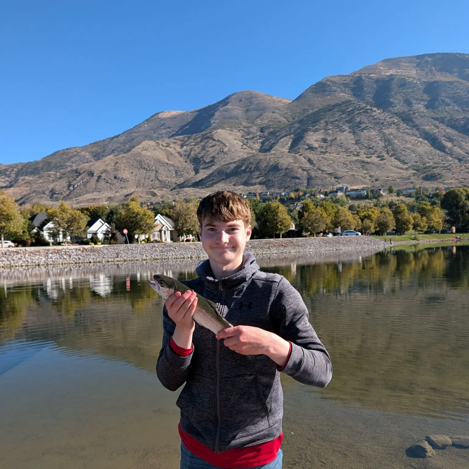 Rainbow trout caught on Fishbrain