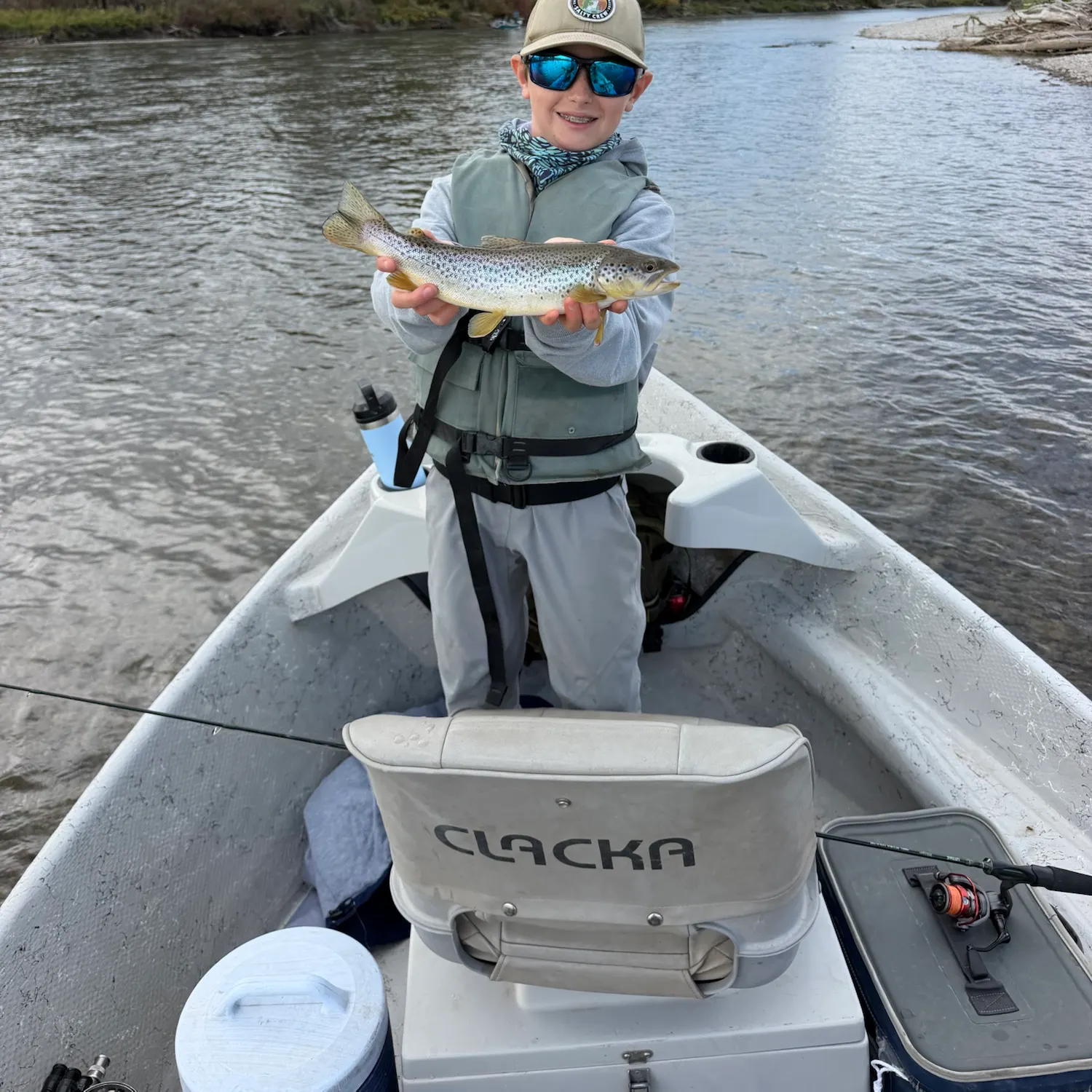 Brown trout caught on Fishbrain