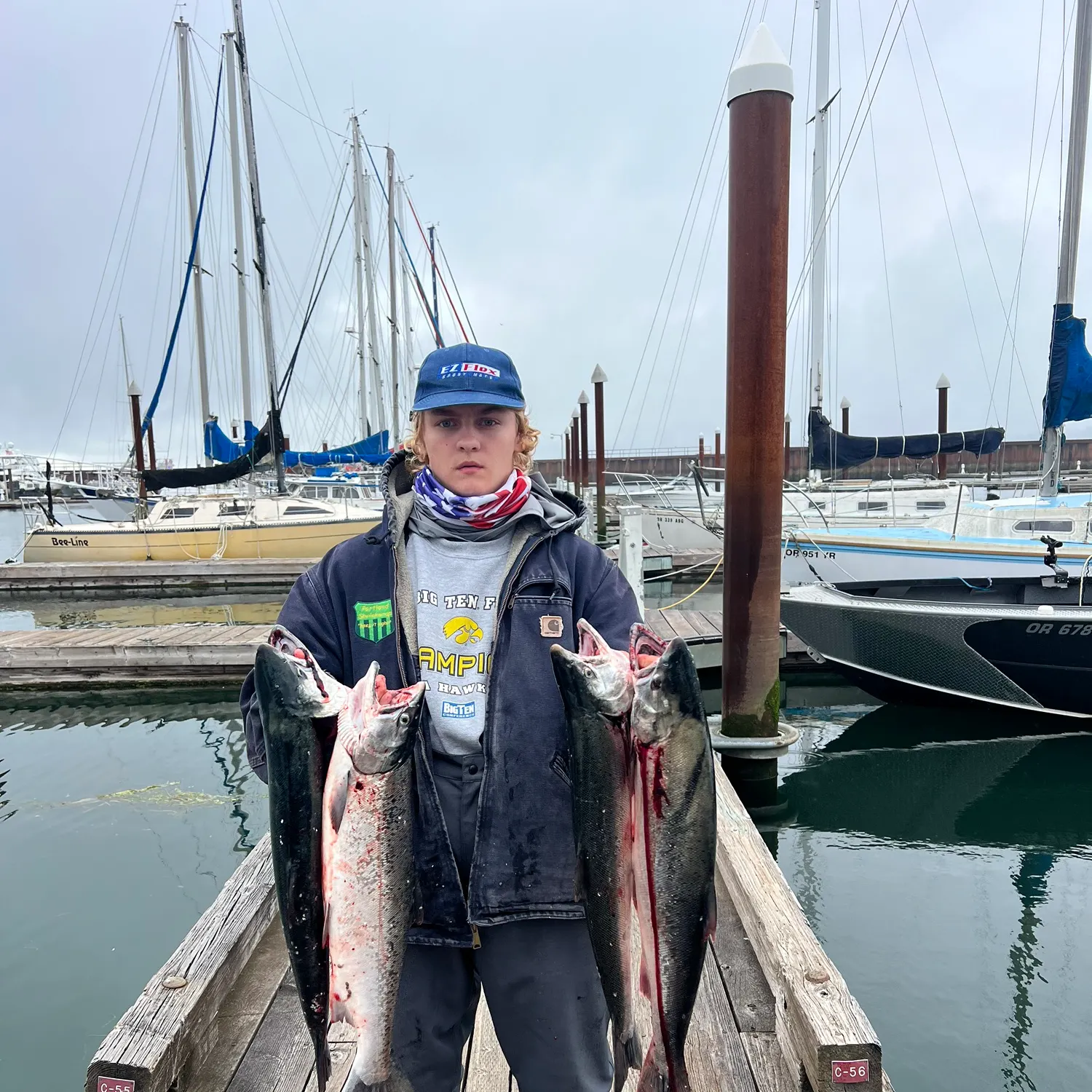 recently logged catches