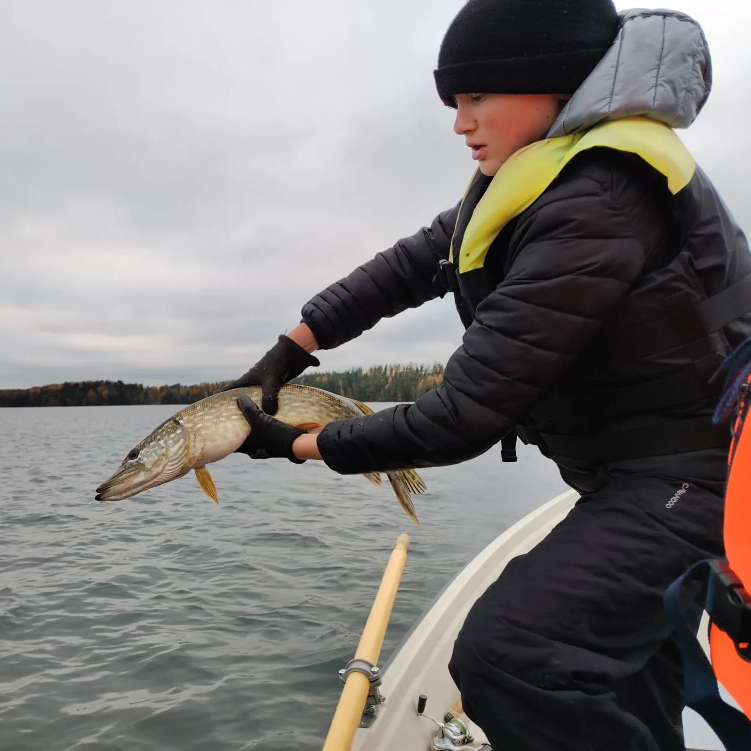 Northern pike caught on Fishbrain