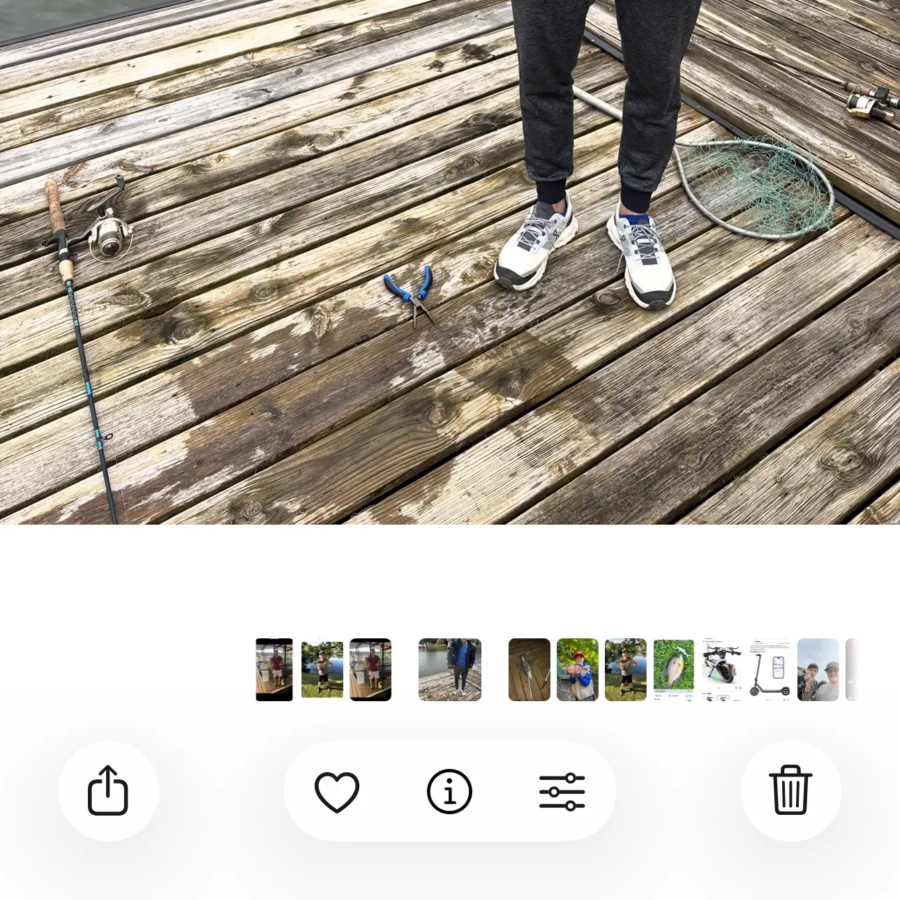 recently logged catches