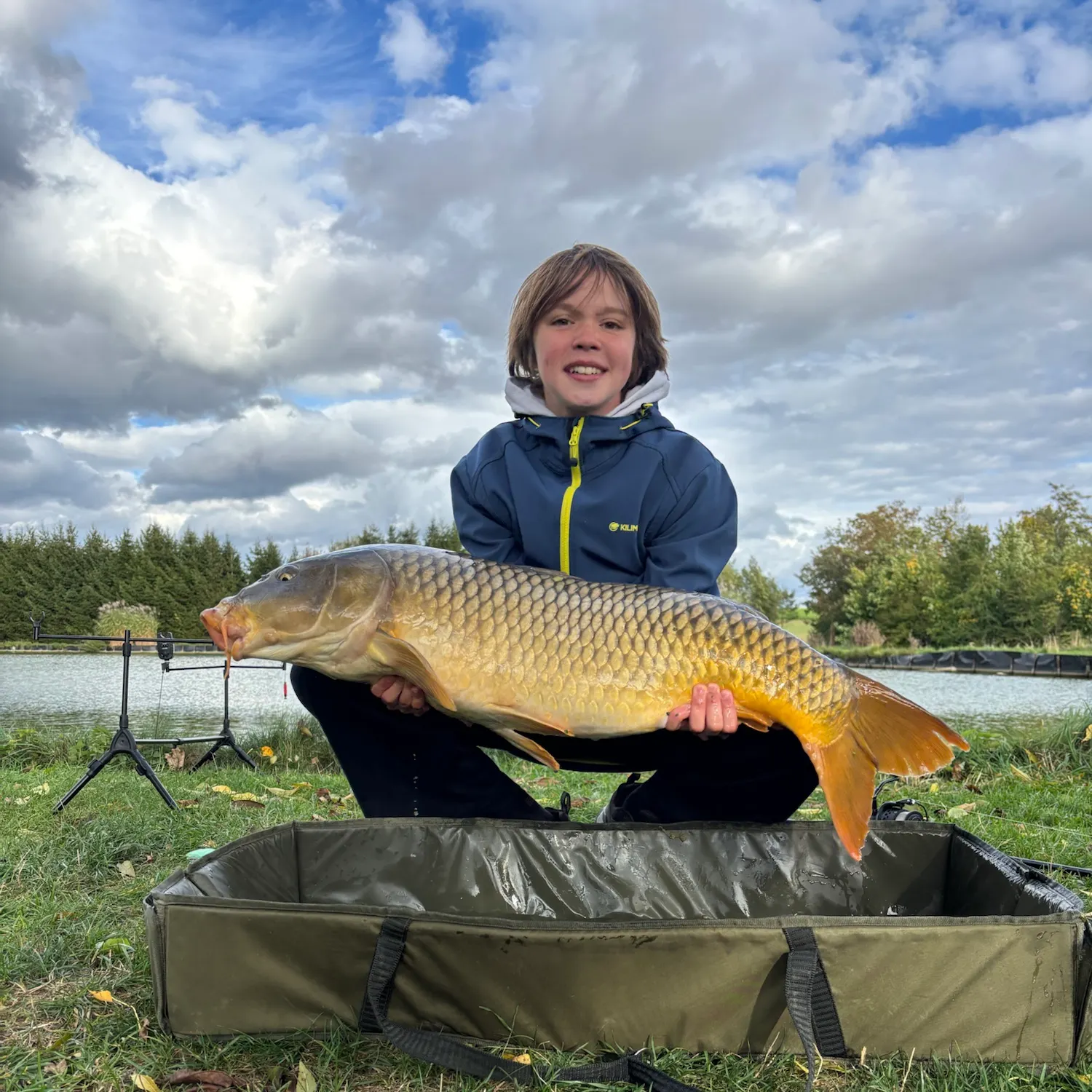 Common carp caught on Fishbrain