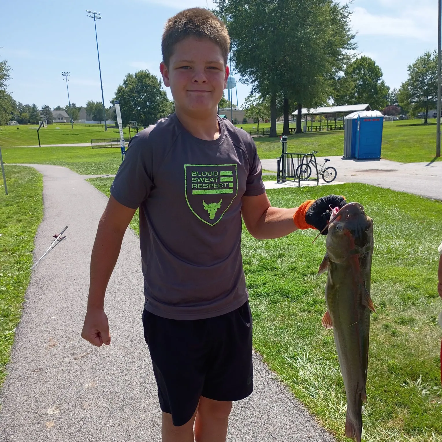 Channel catfish caught on Fishbrain