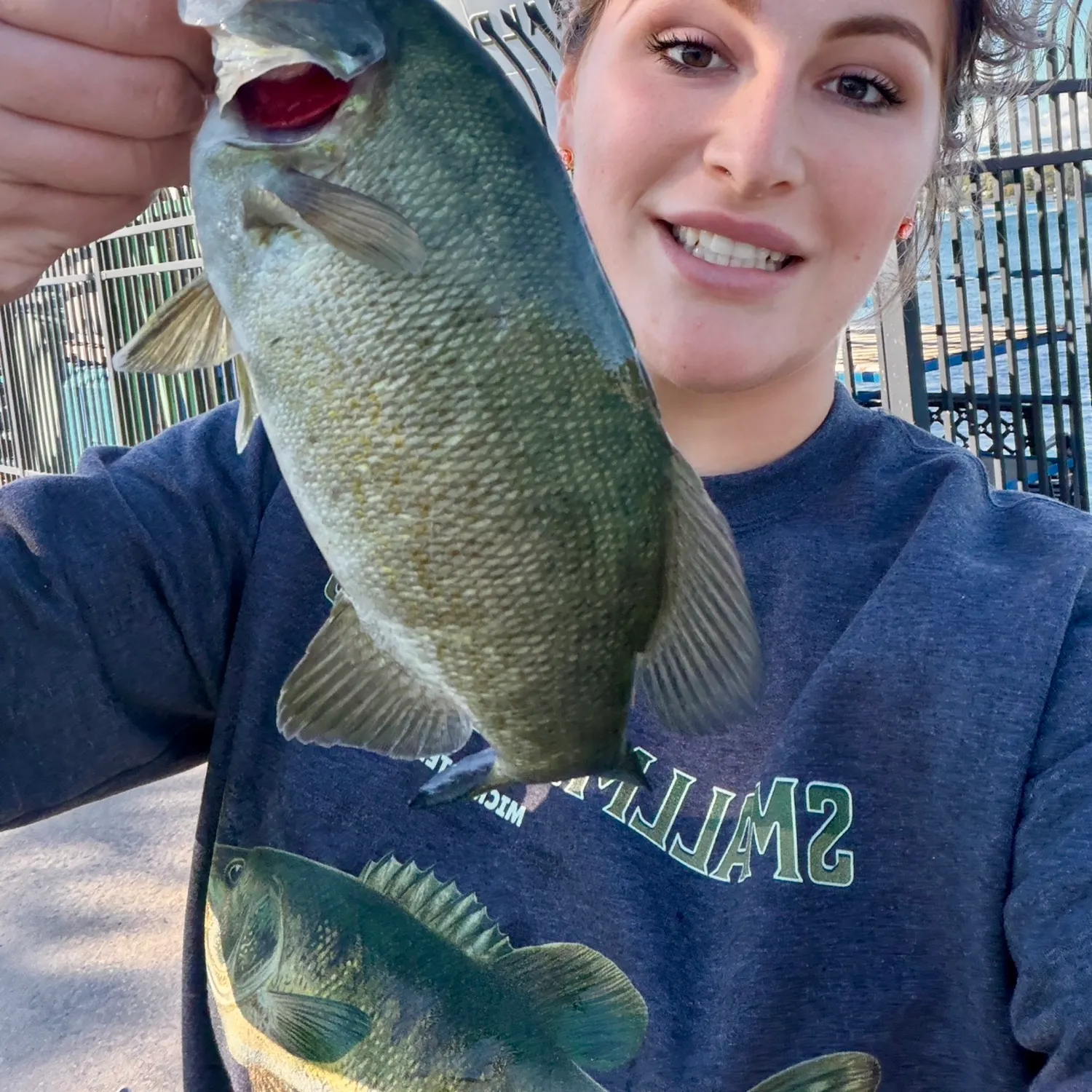 Smallmouth bass caught on Fishbrain