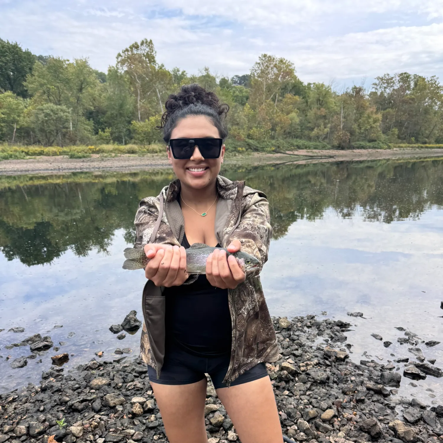 Rainbow trout caught on Fishbrain