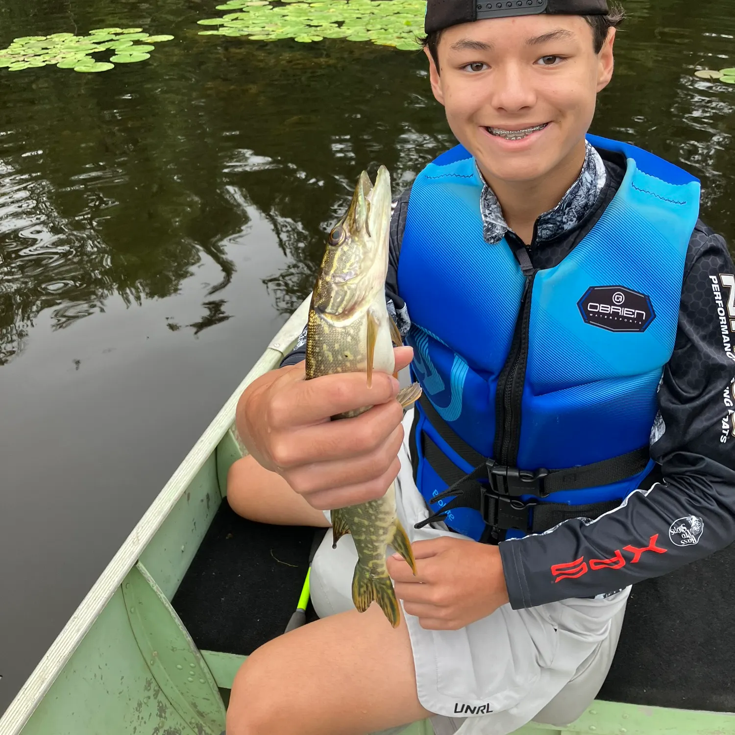 Northern pike caught on Fishbrain