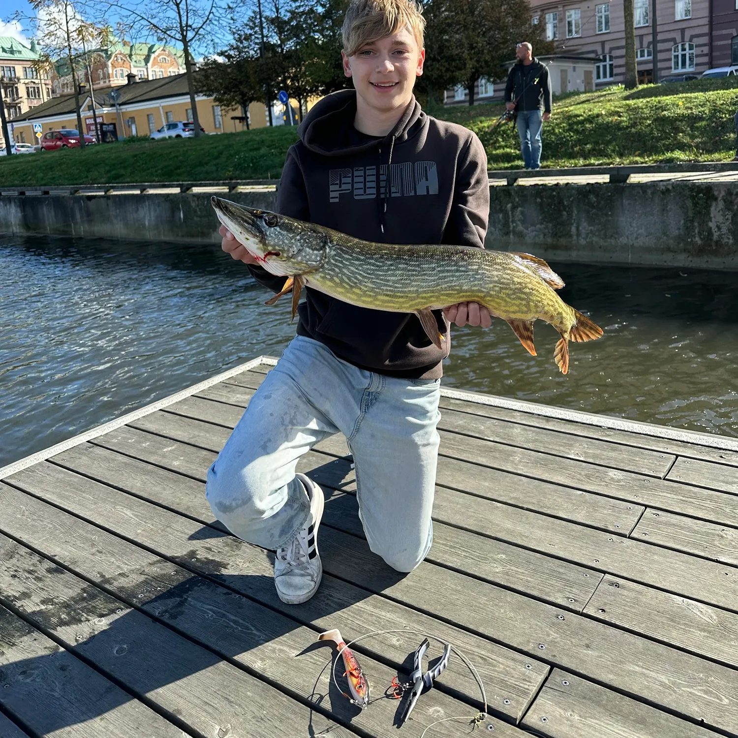 Northern pike caught on Fishbrain