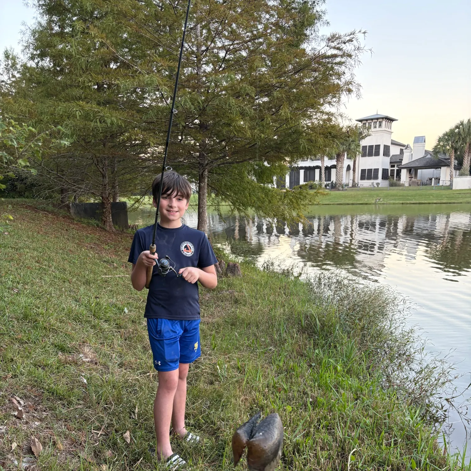 Asian clam caught on Fishbrain