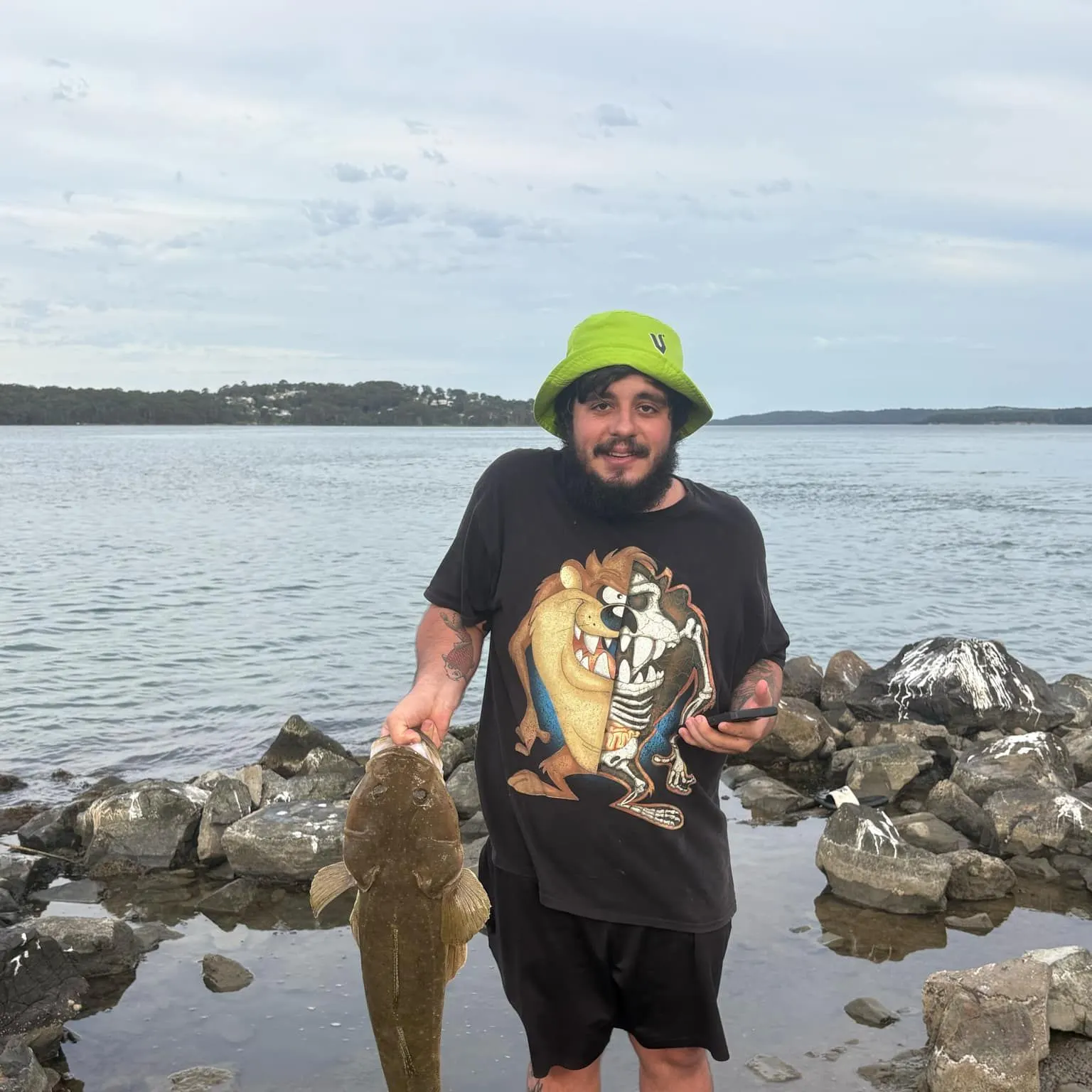 The most popular recent Dusky flathead catch on Fishbrain