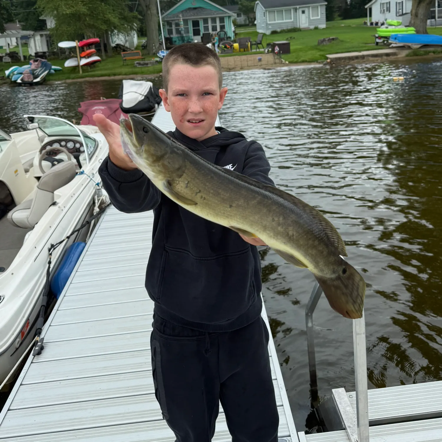 Eyetail bowfin caught on Fishbrain